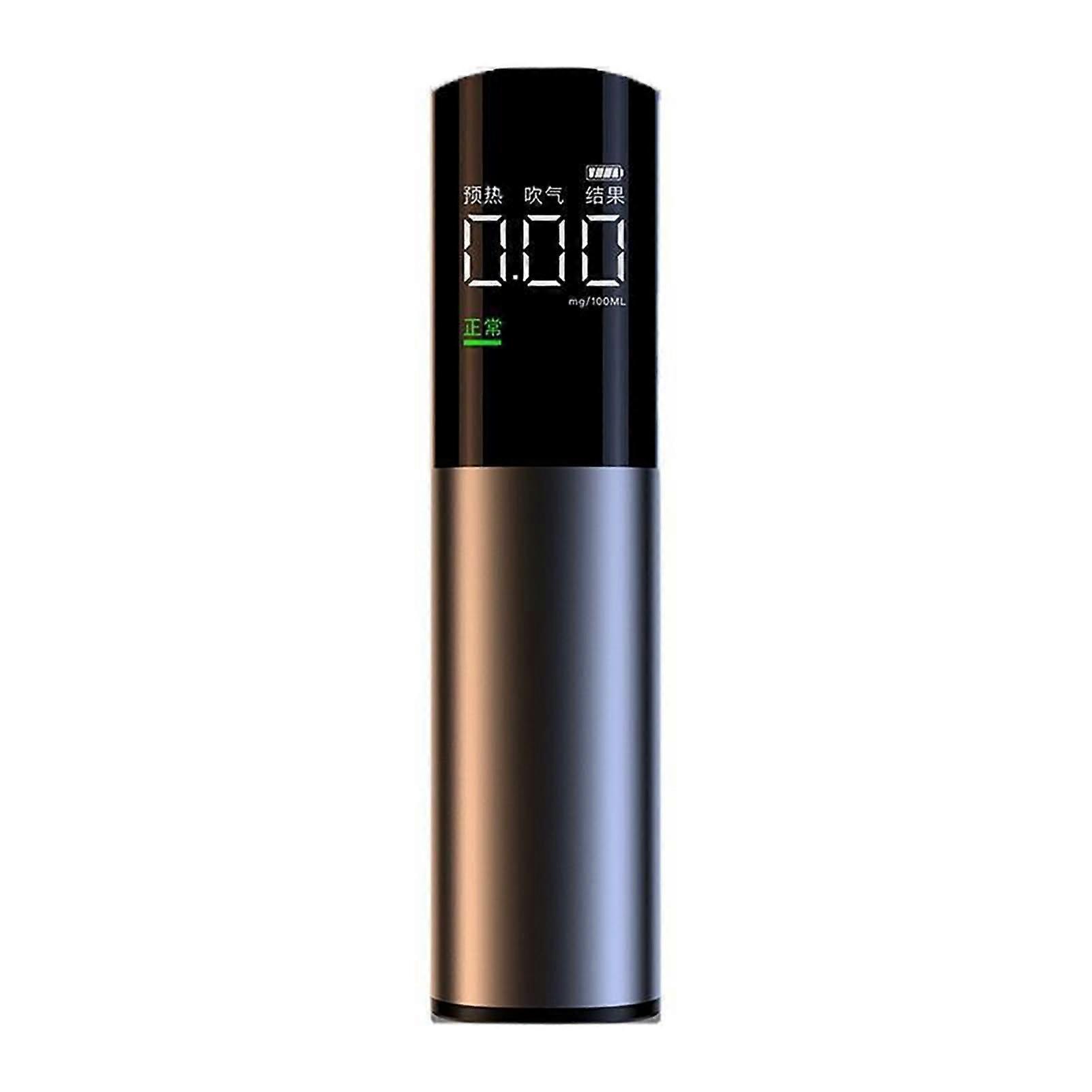 Portable LCD Alcohol Tester for Beer, Breathalyzer, NonContact Blood Breath Keyring, Digital Display, Breath Analyzer