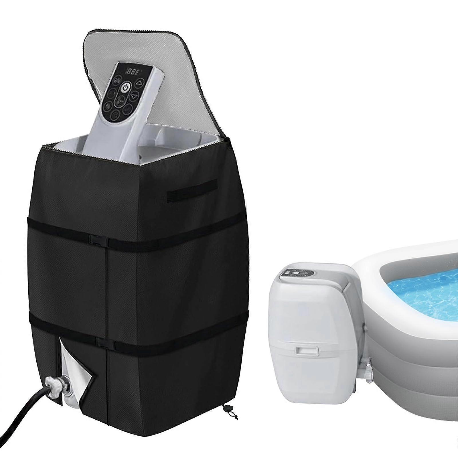 Hot Tub Cover For Lazy Spa, 42 X 37 X 65 Cm, 420D Oxford Cloth, Waterproof Dustproof, Spa Heater Pump Cover