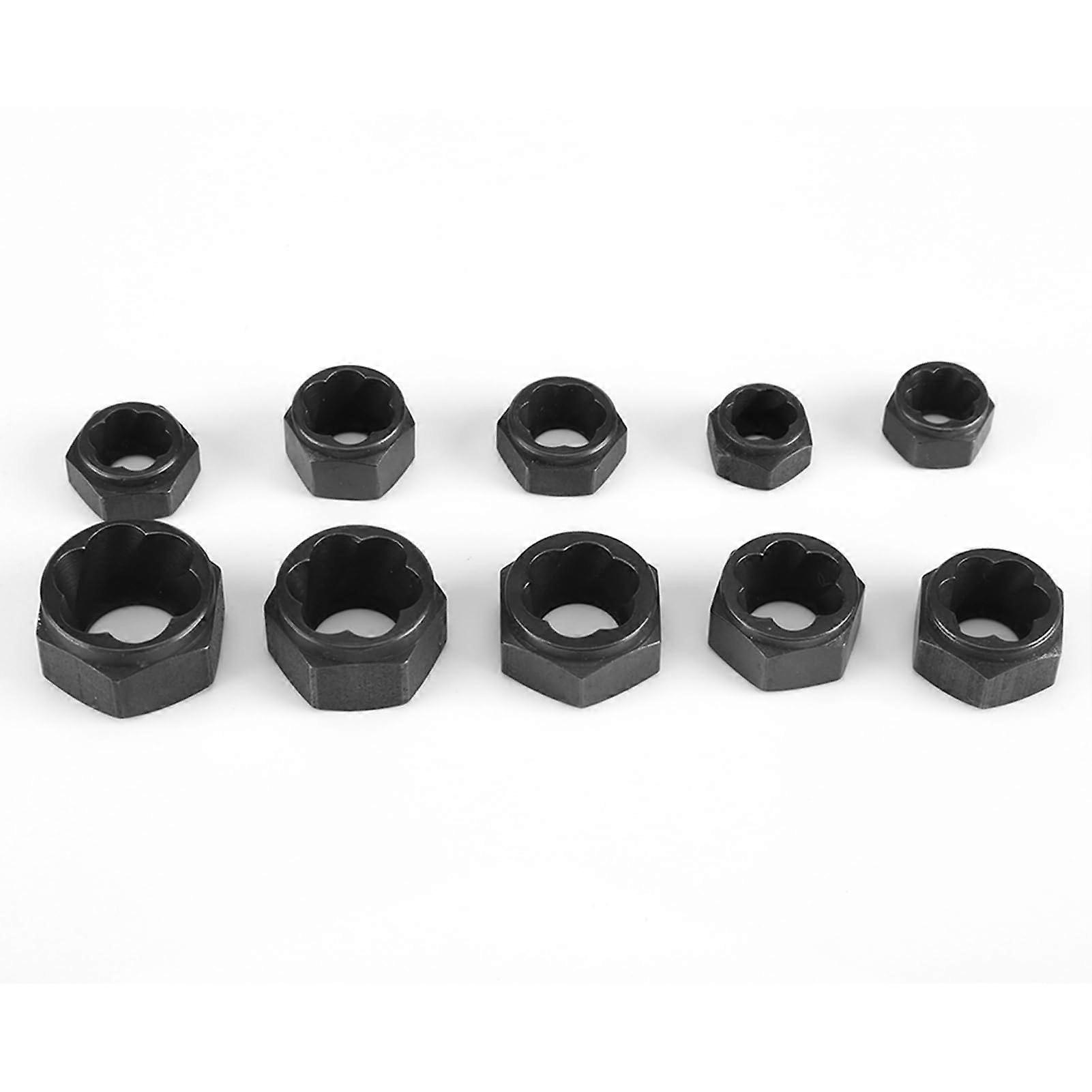 Damaged bolt, nuts, screw extractor, extractor set, robust kit made of chromevanadium alloy steel for fast work