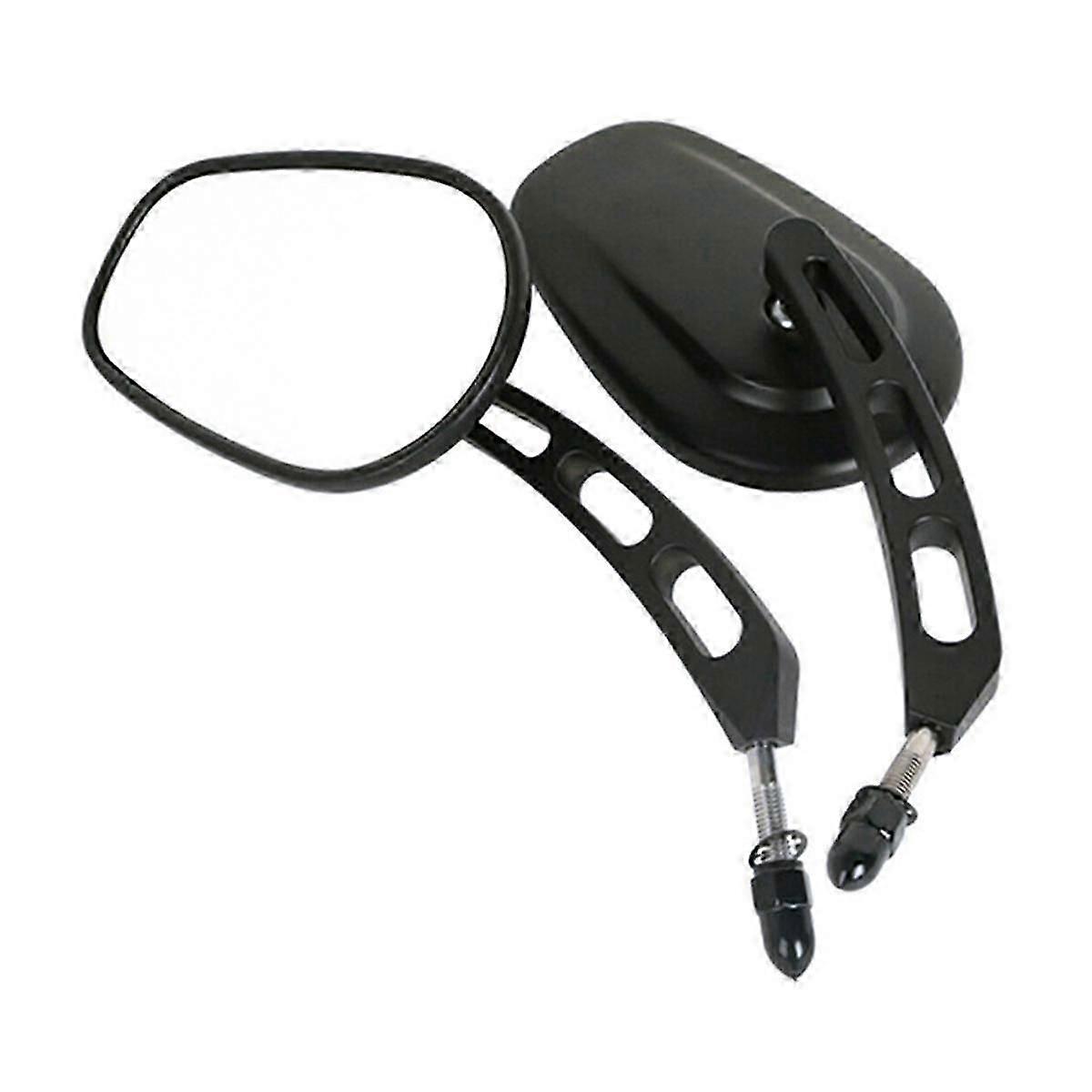 8mm Rear View Mirrors for Touring Road Glide FLTRX Glide FLHT Road Handlebar Mount Mirrors