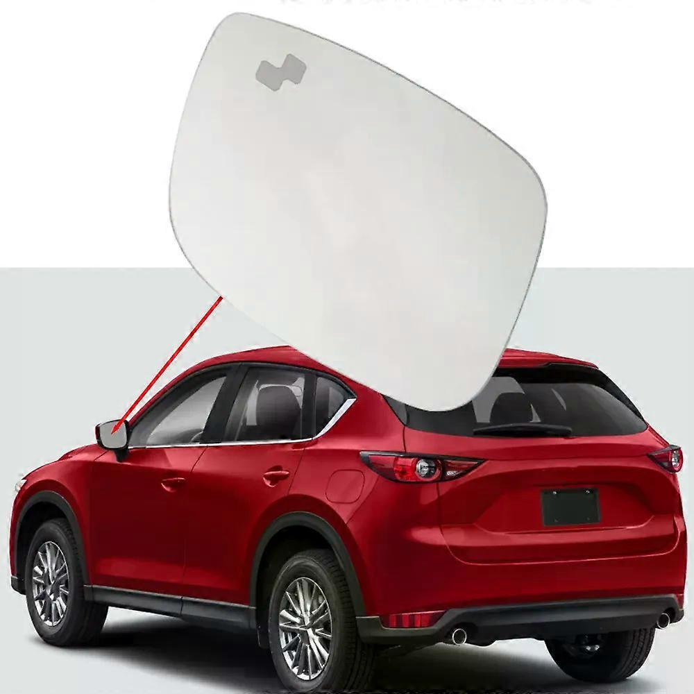 Left/Right Side Heated Mirror Glass Rear View Mirror with Blind Spot for Mazda CX-5 CX-9 2017 2018 2019 2020 2021 2022 2023