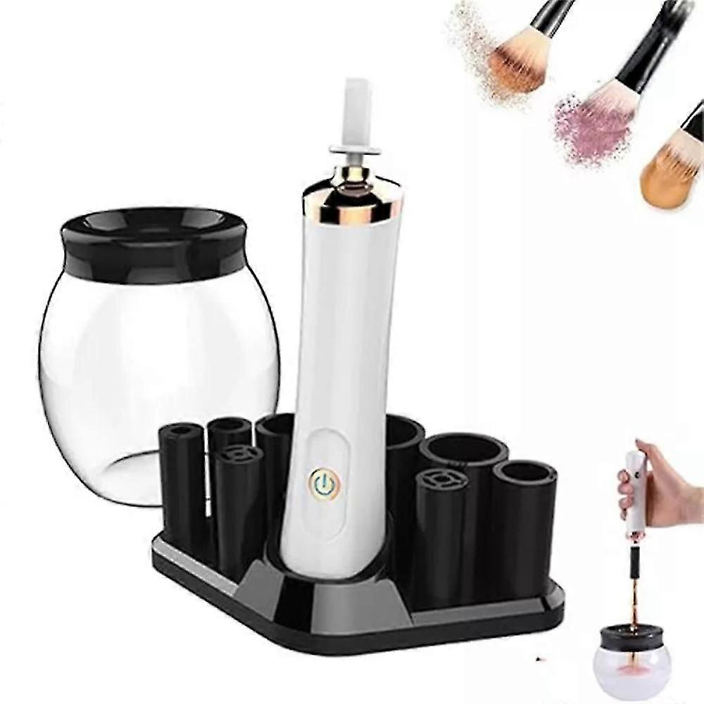 30s Automatic Brush Washer & Dryer with 3 Adjustable Speeds for Easy Cleaning