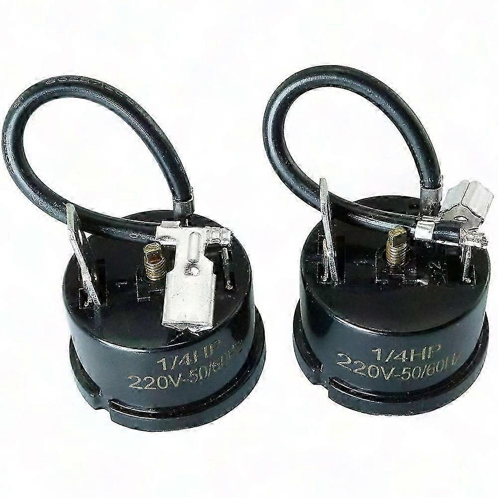 2Pcs 1/4HP-180W Refrigerator Compressor Thermal Overload Protector Replacement
