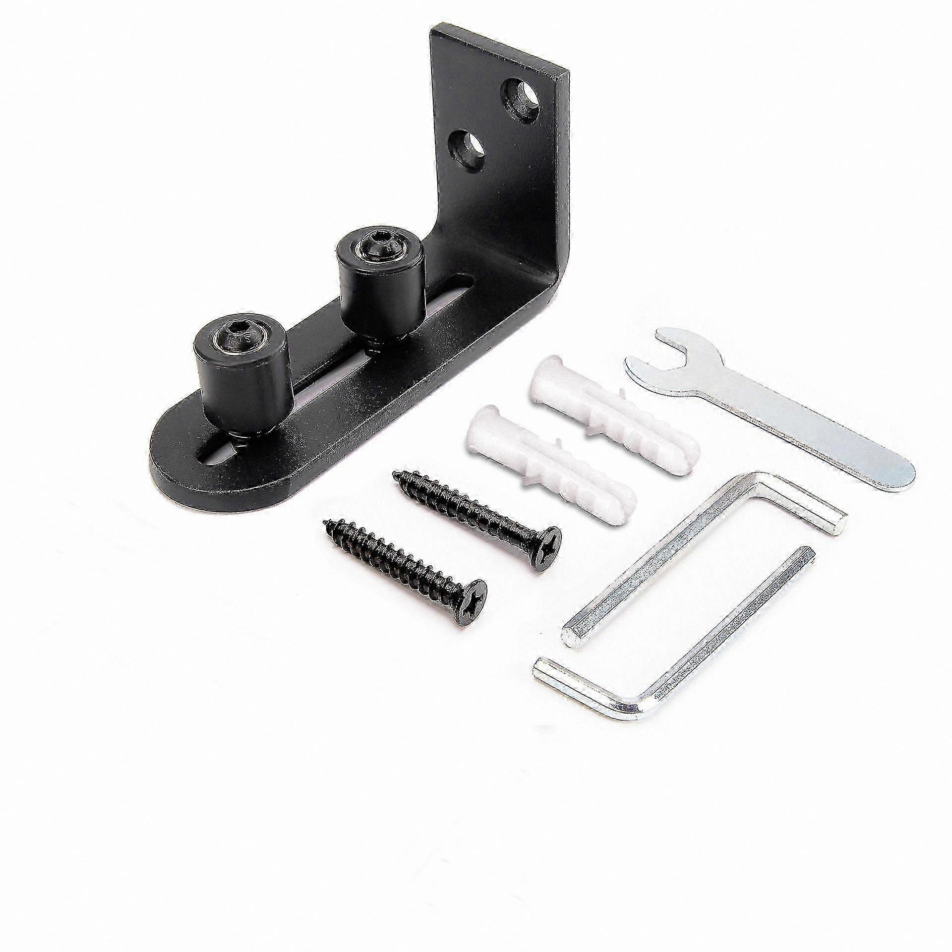 Black Sliding Door Floor Guide Rollers for Smooth Operation