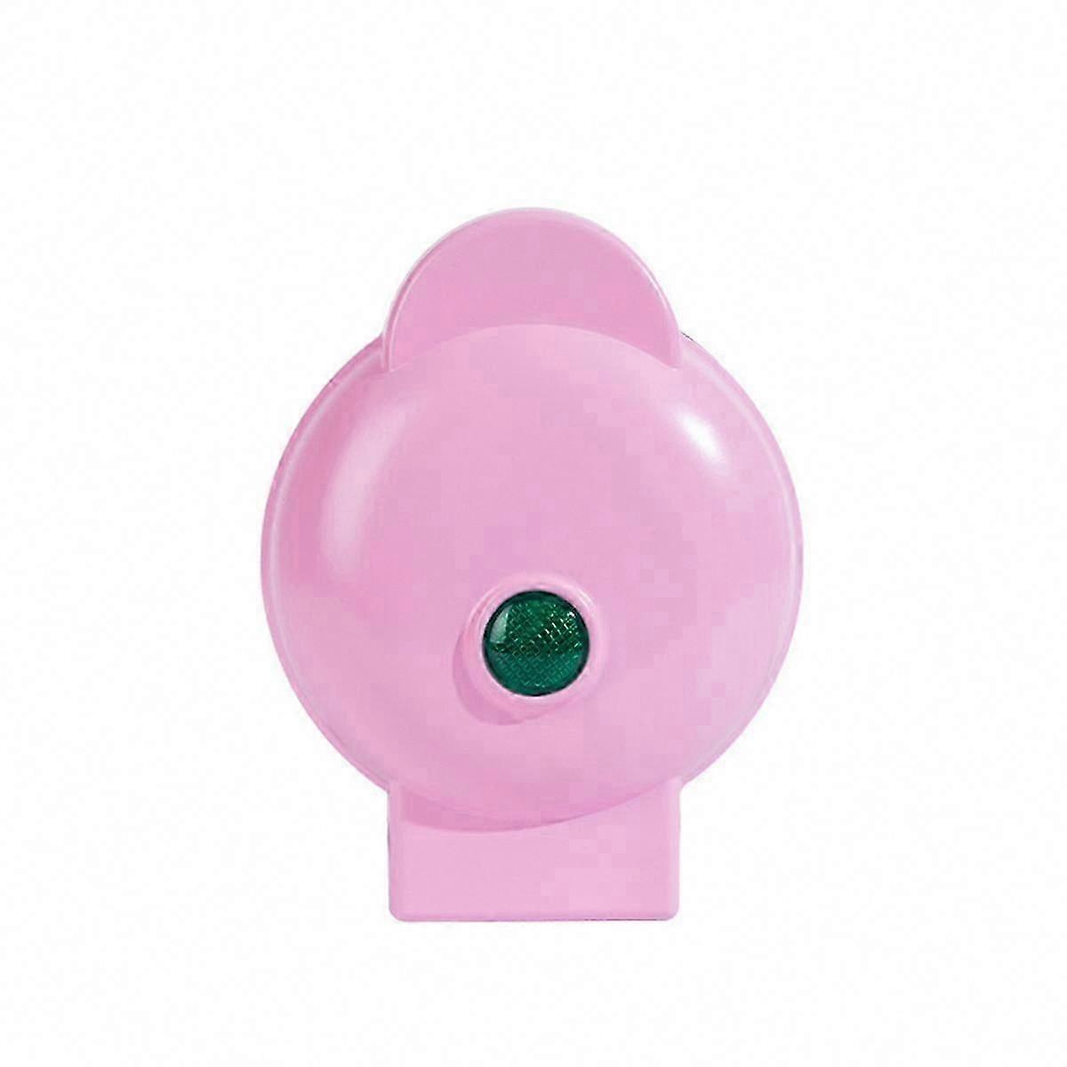 Pink Mini Waffle Maker 4.5" Nonstick Electric, Compact for Sandwiches & Eggs, Easy Clean EU Plug