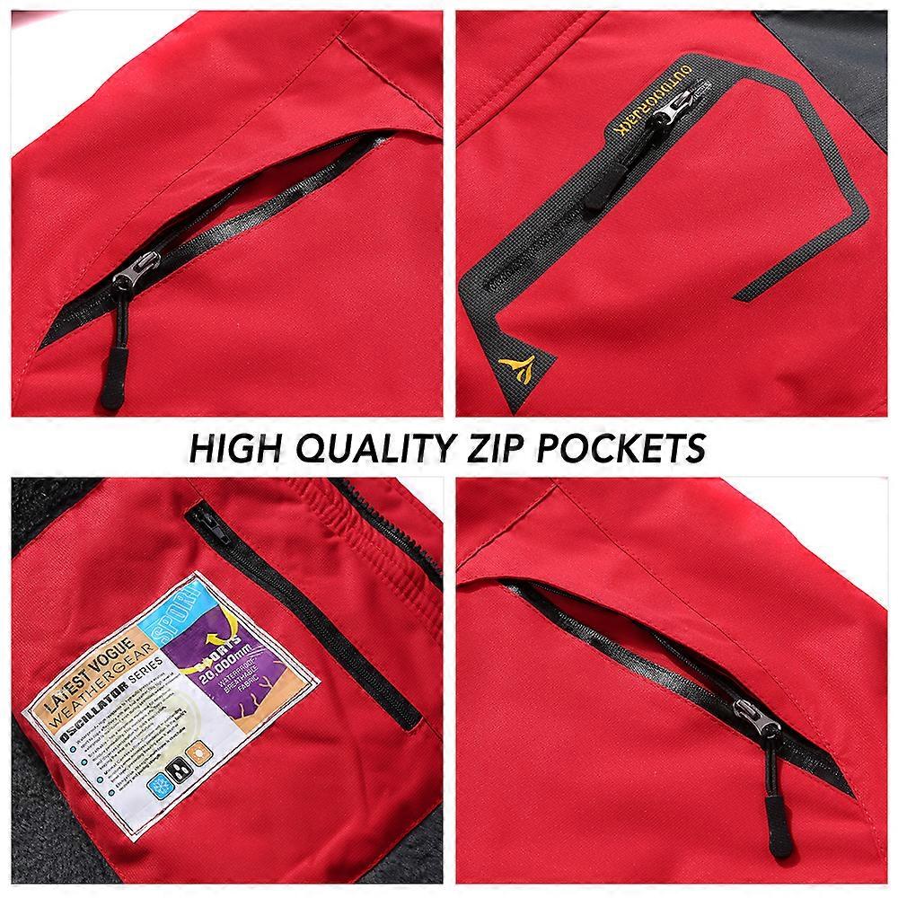 Men Mountain Waterproof Shell Jacket Ski Jacket Windproof Jacket Winter Warm Jacket for Camping Hiking Skiing