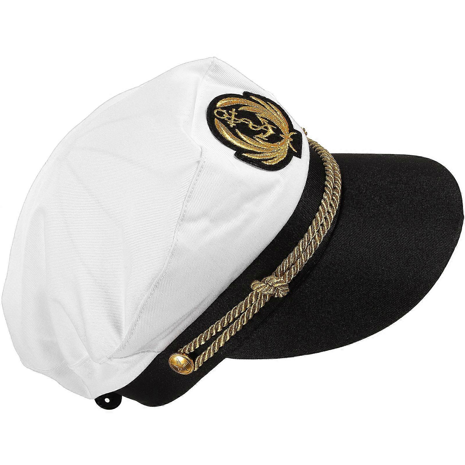 Captain Hat for Adults Sailor Style Prop for Cosplay, Stage Performance, Parties Soft & Breathable Craftsmanship for Outdoor Activities
