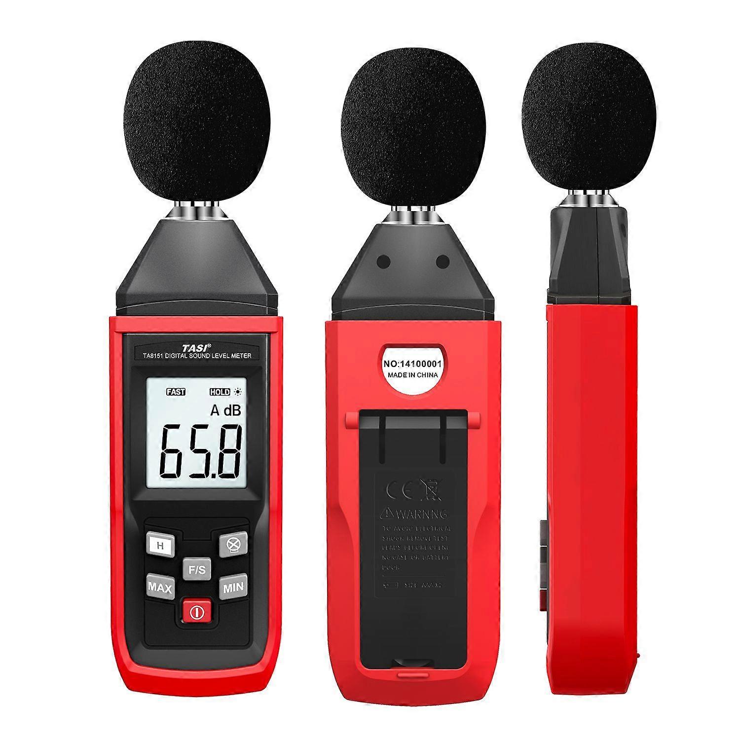 TASI TA8151 Digital Sound Level Meter SLM Household Noise Tester Professional High-Precision Noise Tester Handheld Sound Detector Decibel Monitor 30-1