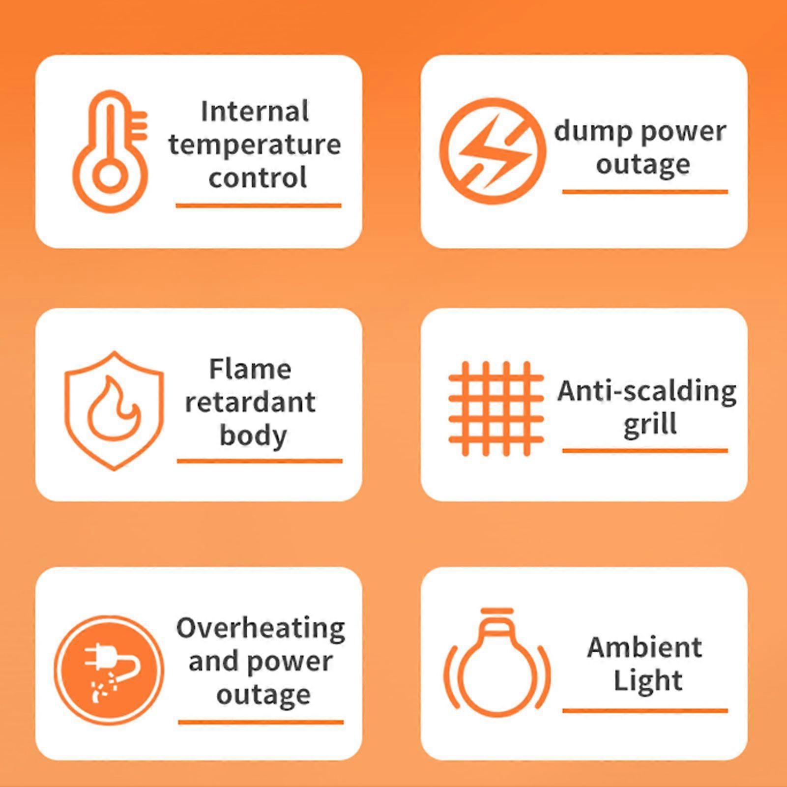 Electric Heater Desktop Heater Household Fast Heating Silent Heater Remote Control