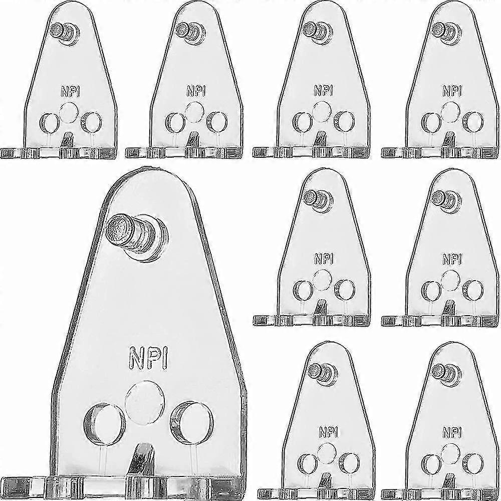 12pcs Hold Down Bracket for 1" Mini Blinds Bottom Rail Hold Clips C...