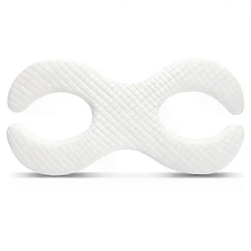 1pcs Memory Foam Beauty Pillow for Side Sleepers - Anti-Wrinkle & Neck Lines Face Design with Orthopedic Neck Support