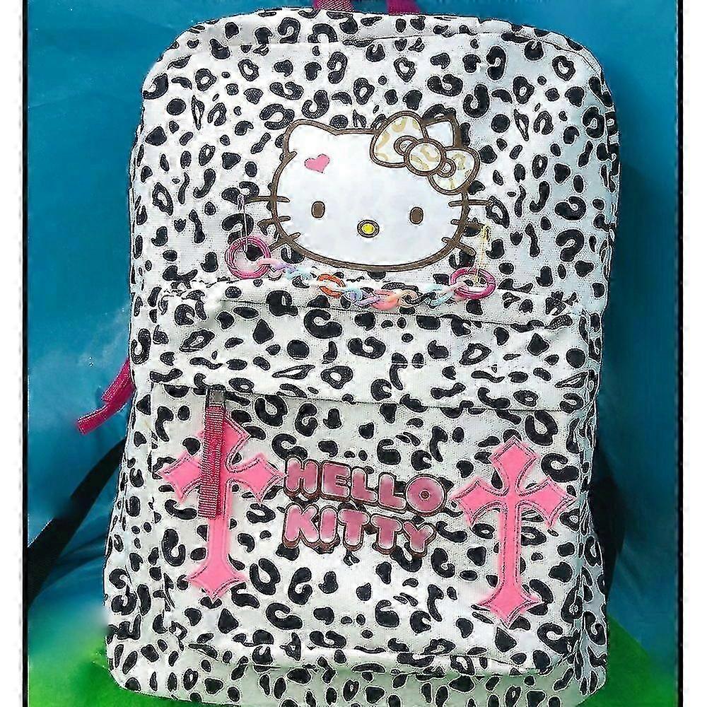 Kawaii Backpack Sanrio Hello Kitty Student Schoolbag Cute Anime Cow...