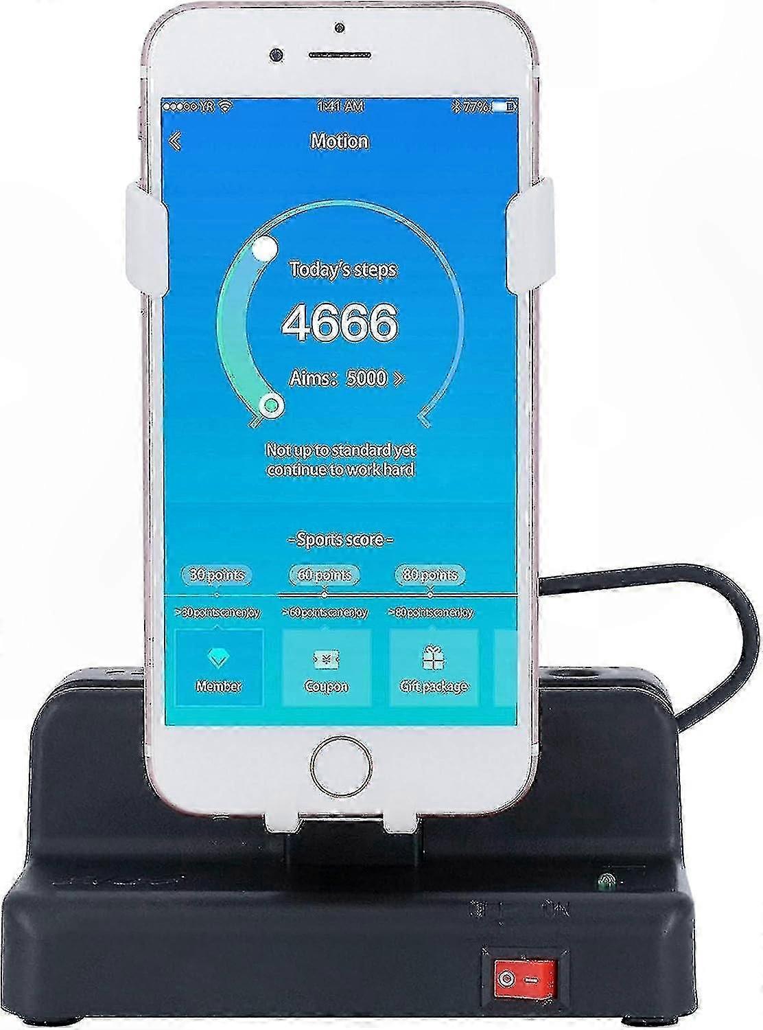 Smart Step Tracker for Mobile Games & Fitness Apps - iOS & Android Compatible, Black/White