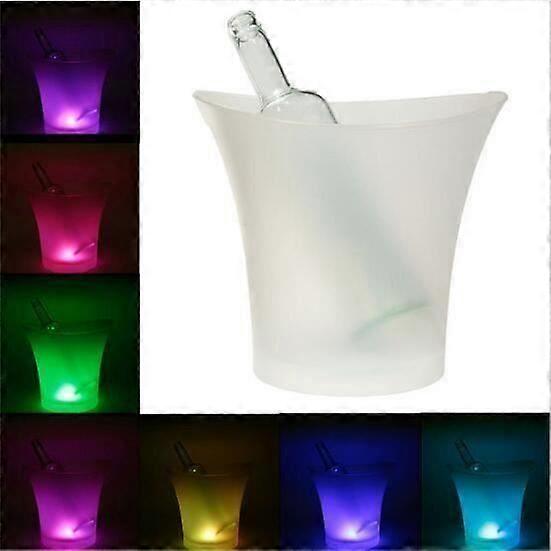 5L 7 Colors LED RGB Light Changing Ice Bucket Champagne Wine Drinks Cold Drinks Beer Bar Party Tools @HYS
