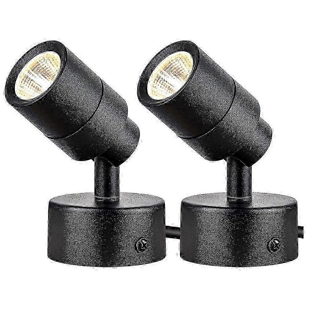 1/2pcs LED Spot Lights Indoor, 3W Up Lights Indoor Floor Spotlight,3000K Uplights Indoor Accent Light