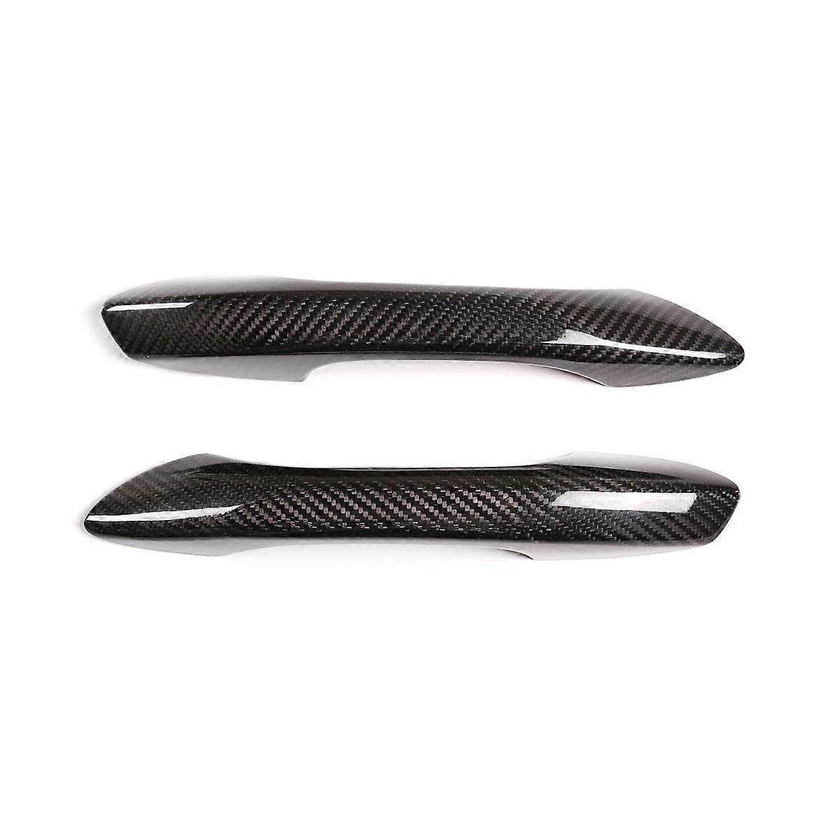 Car Exterior Door Handle Cover Trim Accessories Dry Carbon Fiber for 2012-2018 718 2016-2019, Witho