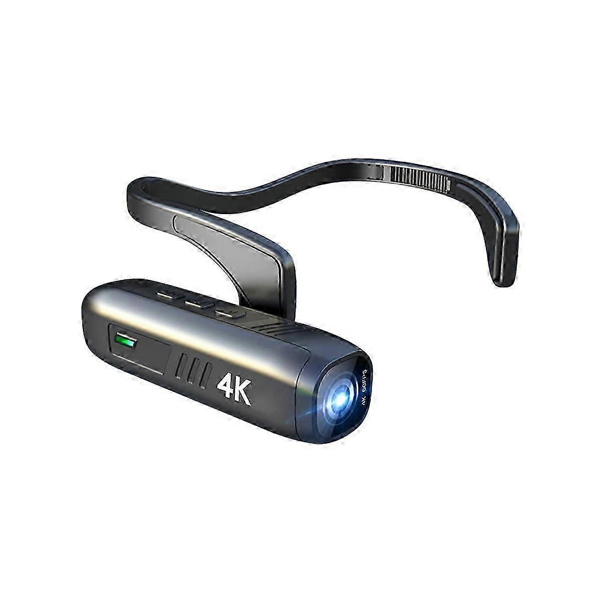 Caméra de tête 4K portable avec WiFi et objectif grand angle