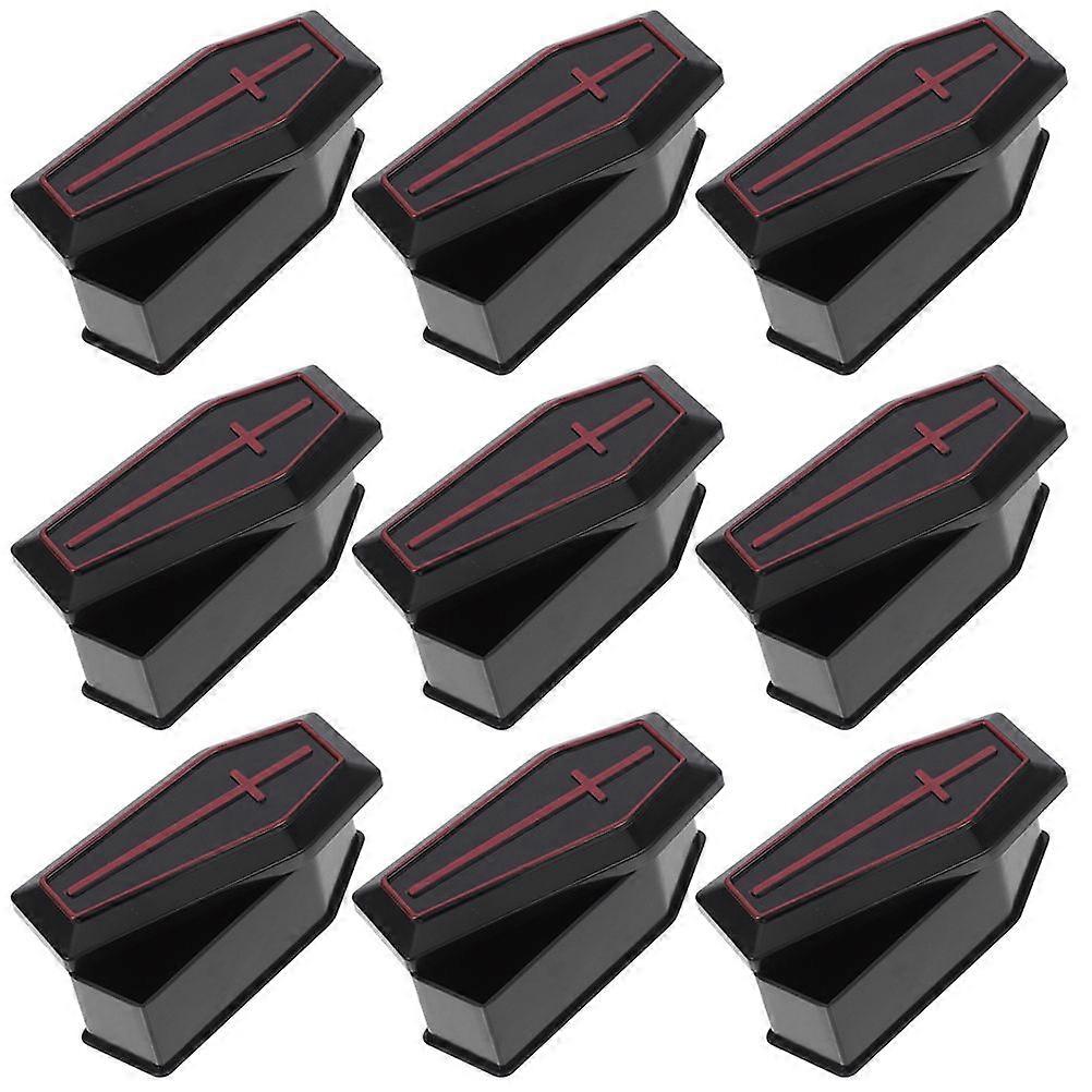 36pcs Mini Coffin Boxes Miniature Coffin Boxes Halloween Tiny Coffin Decoration