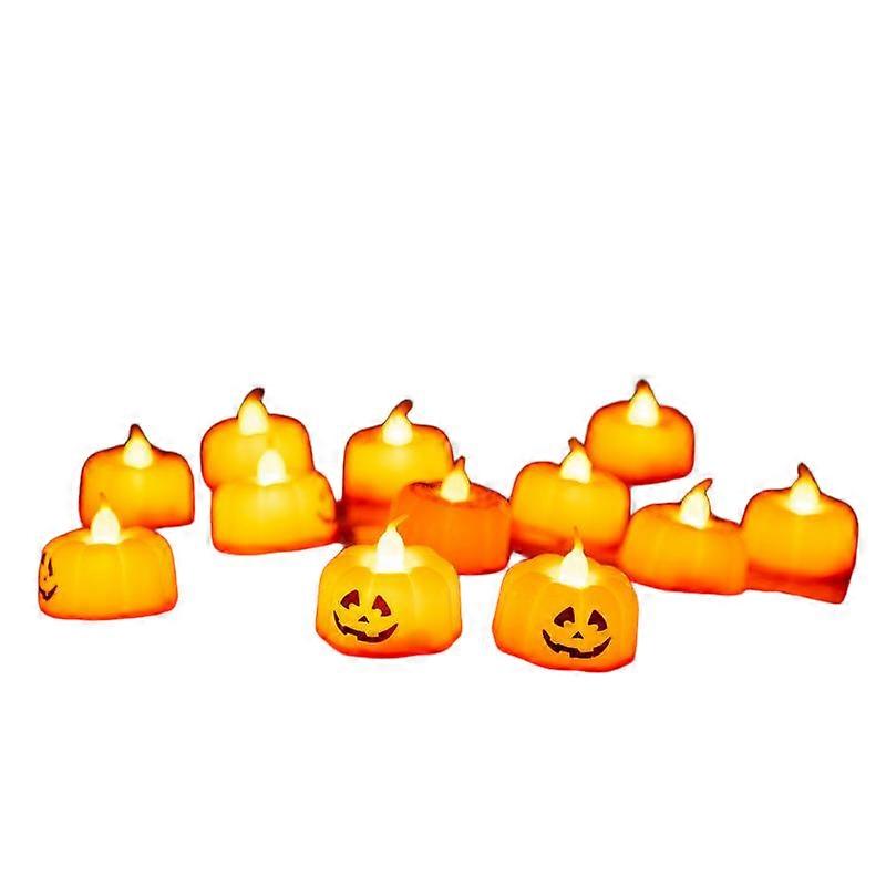 Electronic pumpkin lights, plastic material, random styles, party decoration props