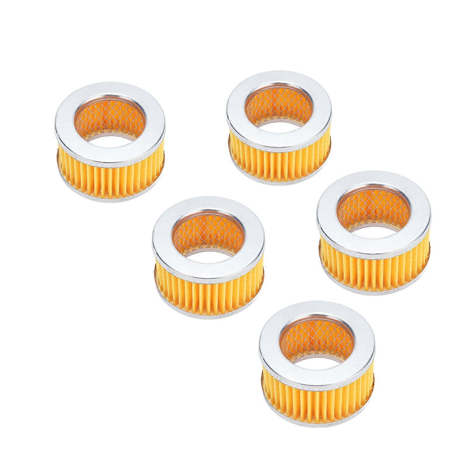 5Pcs Air Compressor Filter Elements Silencer Kit 65mm x 40mm