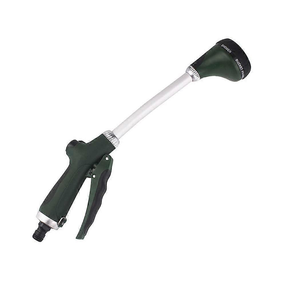 Watering Wand Adjustable Sprayer Nozzle Long Pole Multi Mode Garden Hose Compatible Accessory