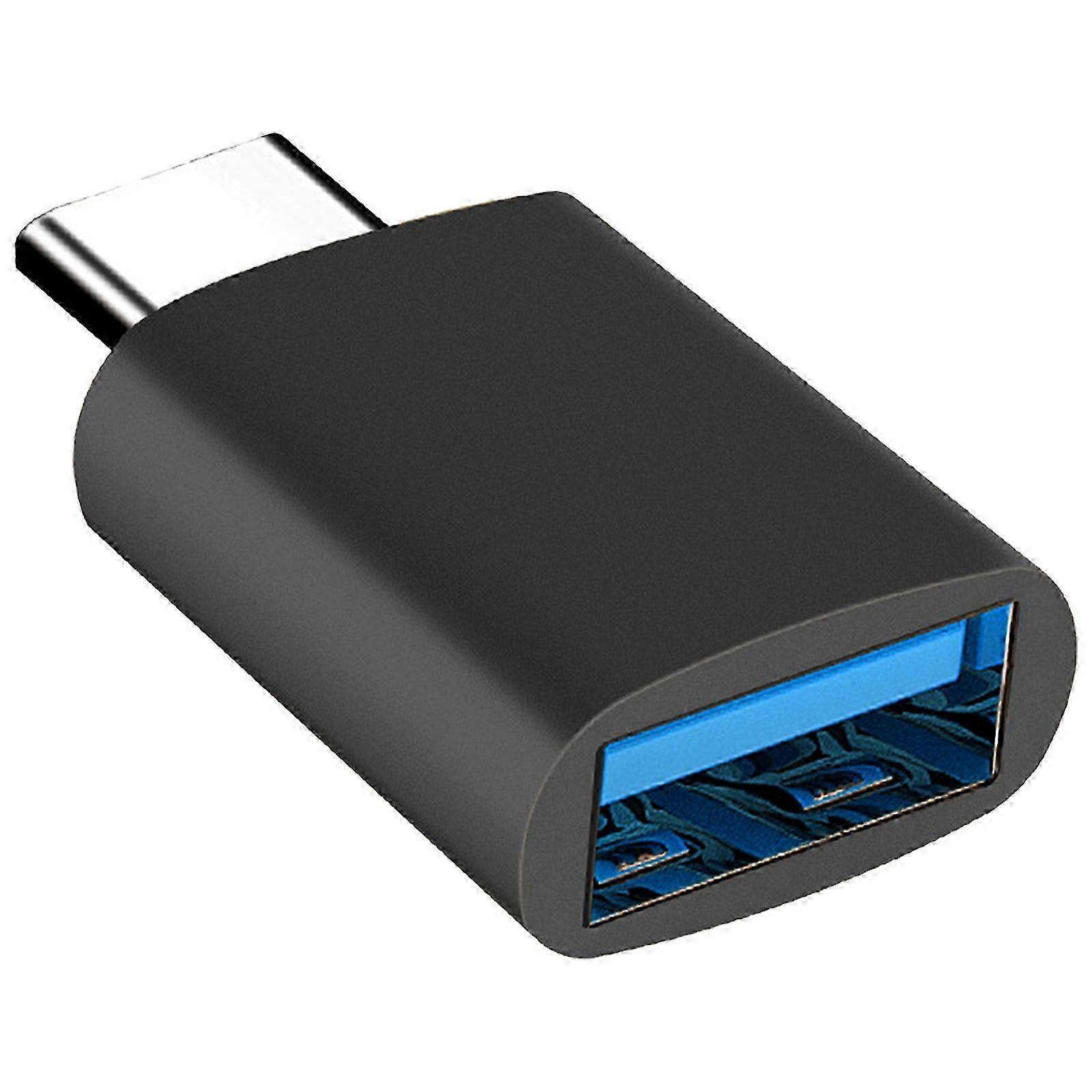 USB C to USB 3.0 Adapter, Type C Male to USB Female OTG Adapter for Phone and PC, Silver