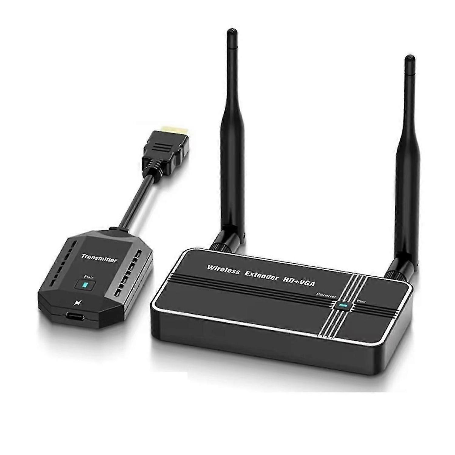 5G 4K 1080P 50M Wireless -Compatible VGA Video Transmitter Receiver Extender Display Adapter Dongle
