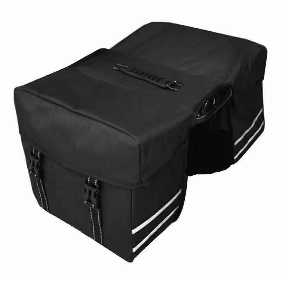 Pannier Bag 25L For Rear Rack  Large HardSided Double Cycling Luggage Carrier, Mountain Bike Pannier