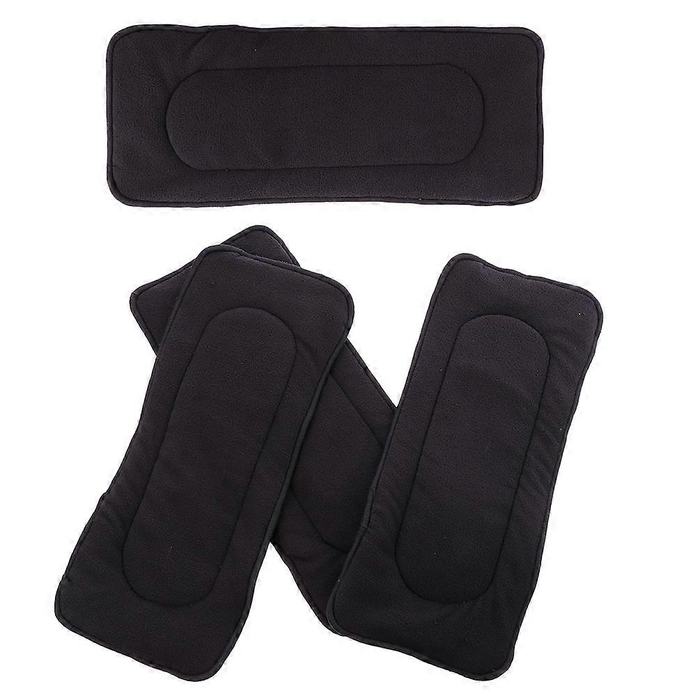 Reusable Baby Diaper Inserts Five Layers Bamboo Charcoal Absorbing 20Pcs
