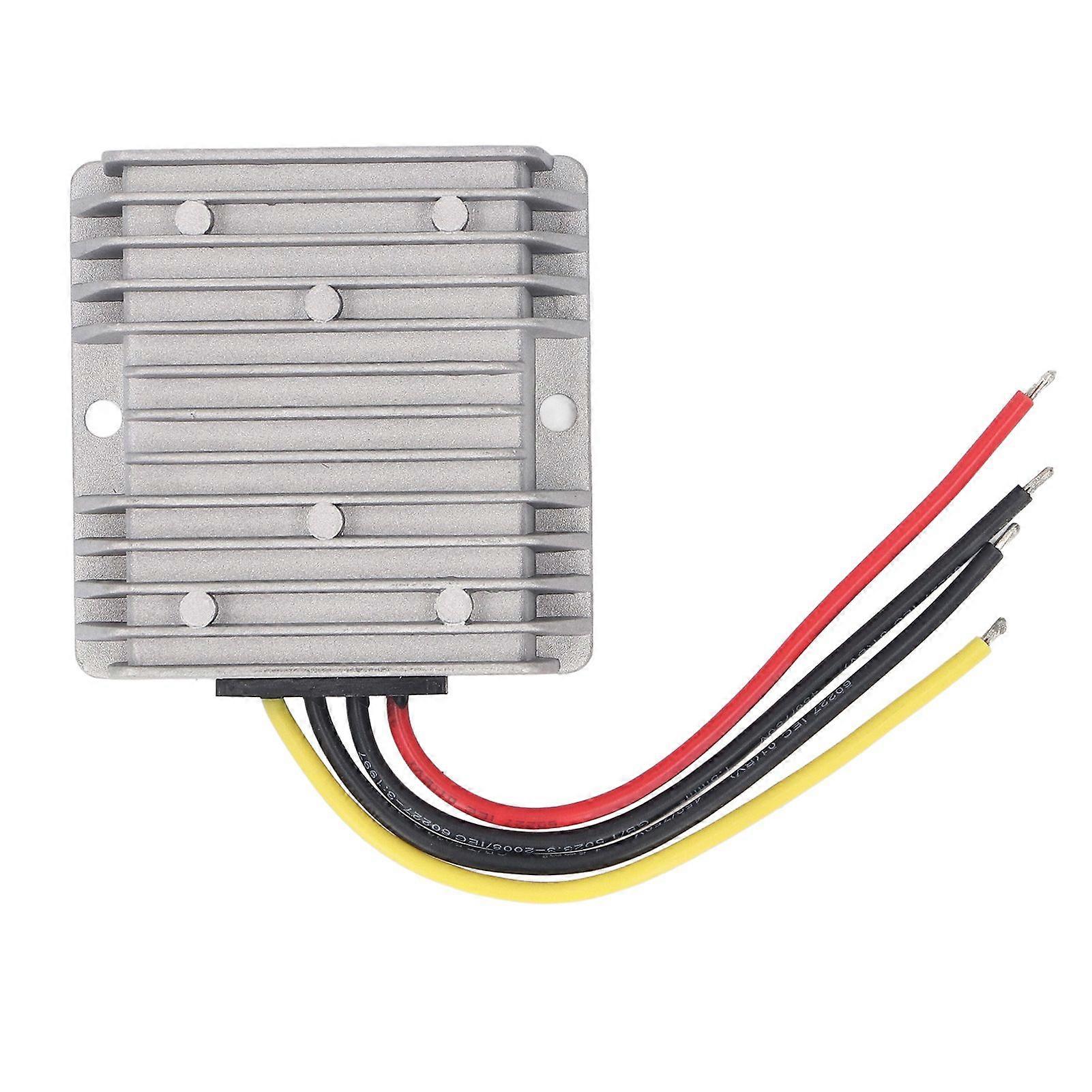 DC Voltage Reducer 72V(30V90V) to 12V5A Converter Power Supply Regulator IP68 Water Proof Module 60W Aluminium Case