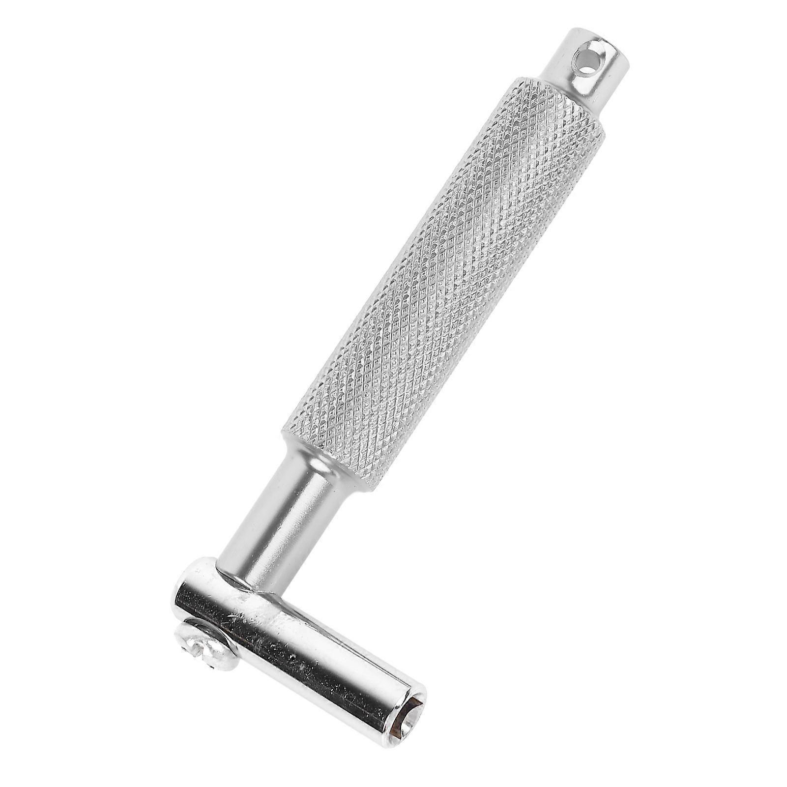 Knurled Drum Wrench WE21 Silver Metal Multifunctional Tuning Tool