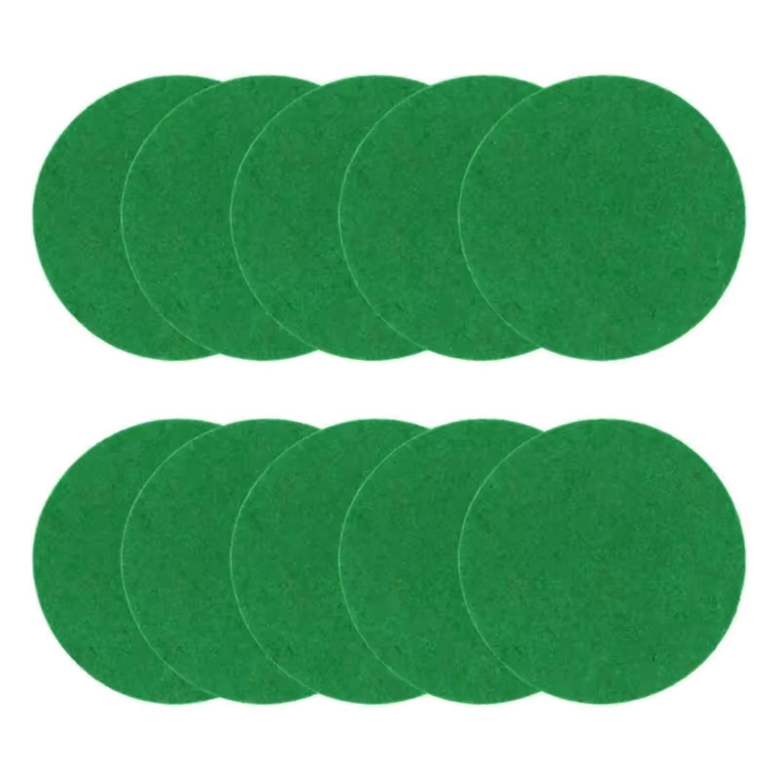 Replacement Felt Pads for Air Hockey Mallets, 10-Pack Pusher Accessories for Game Tables