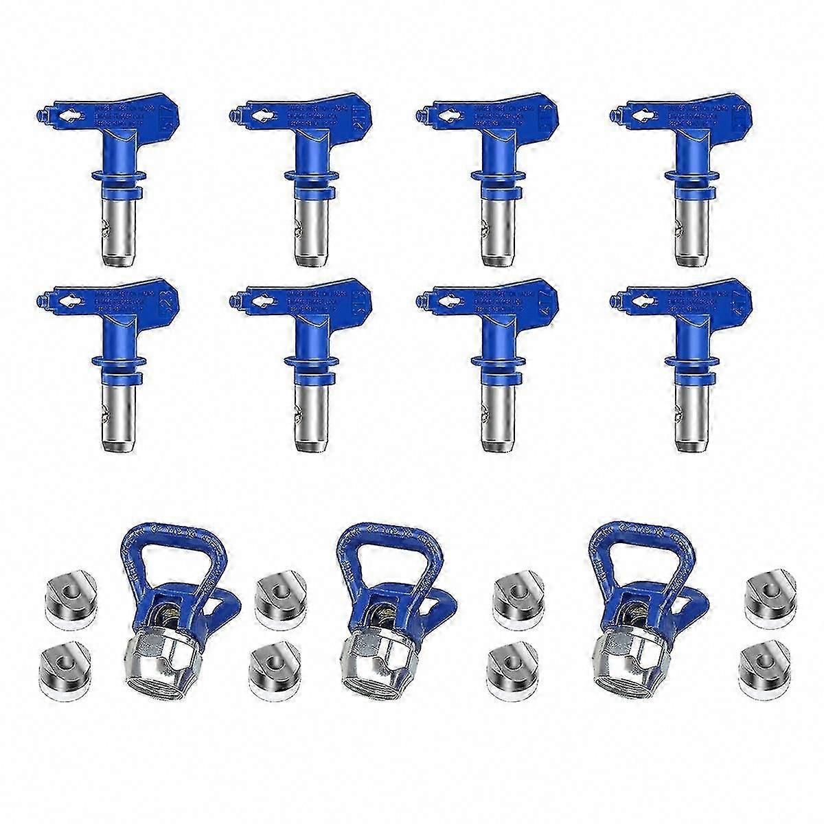 8Pcs Airless Paint Nozzles Set Reversible Spray Tips for Airless Paint Sprayer