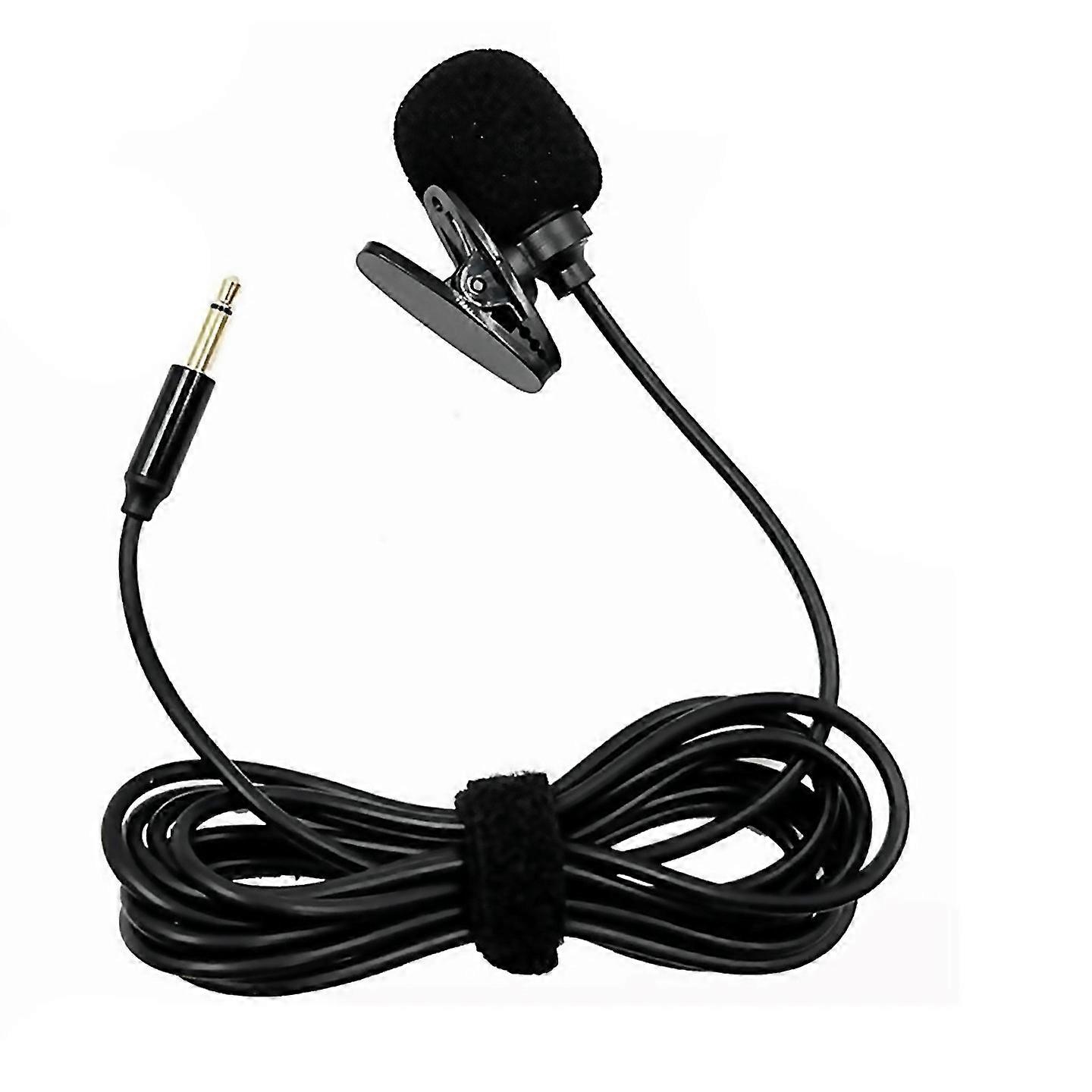 For Lavalier Microphone Mic Stereo Audio Mini Wired Mic 35mm Plug For Loudspeaker Interpreter