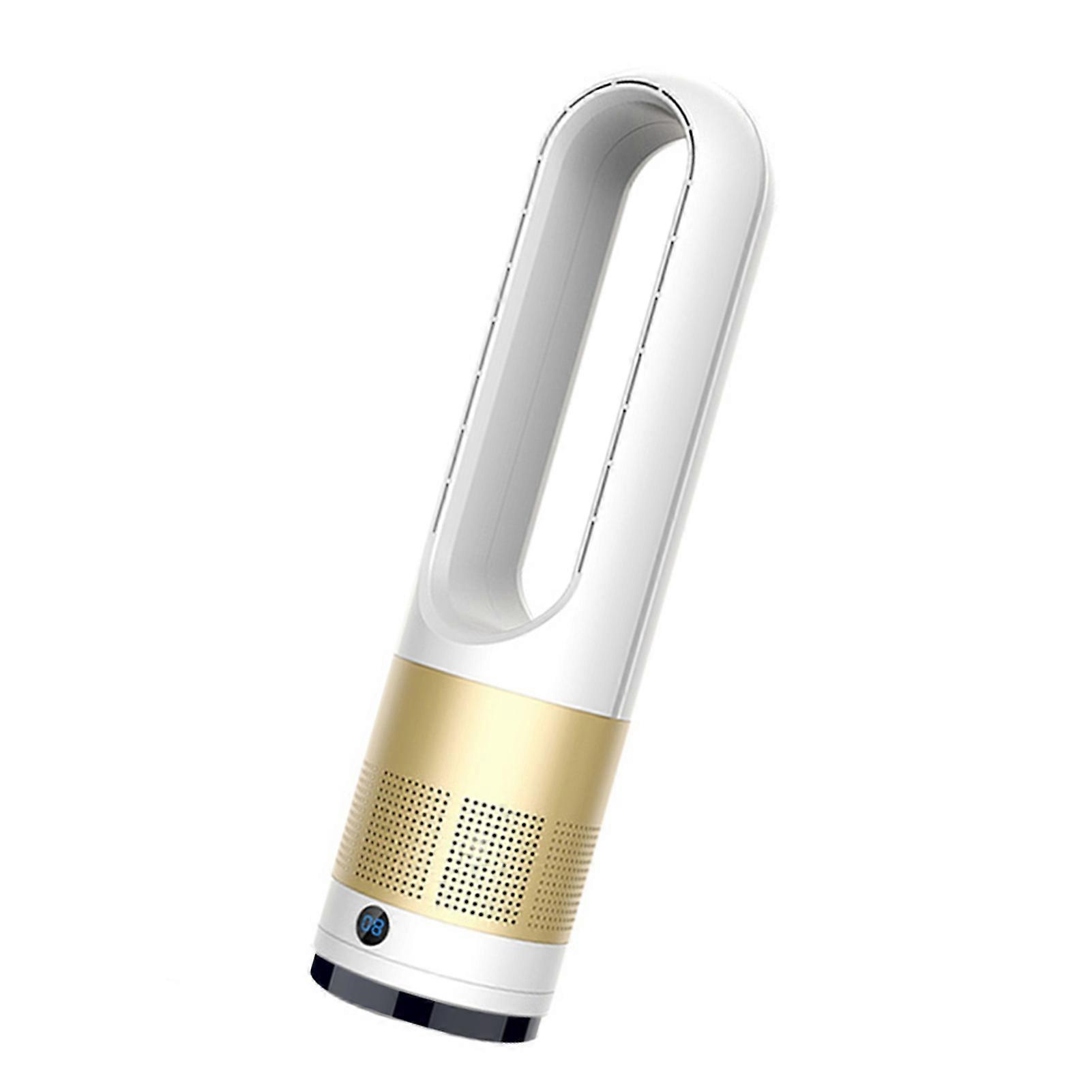 Ventilador elétrico sem pás de 18 polegadas com purificador de ar e cabeça agitada