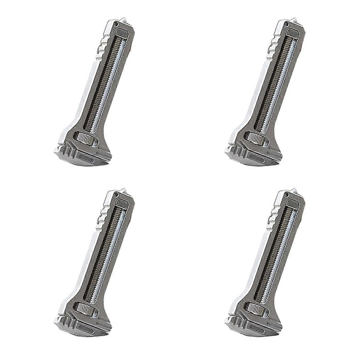 4pcs Mini Bottle Opener Wrench Rustproof Multi Tool Wrench Adjustable