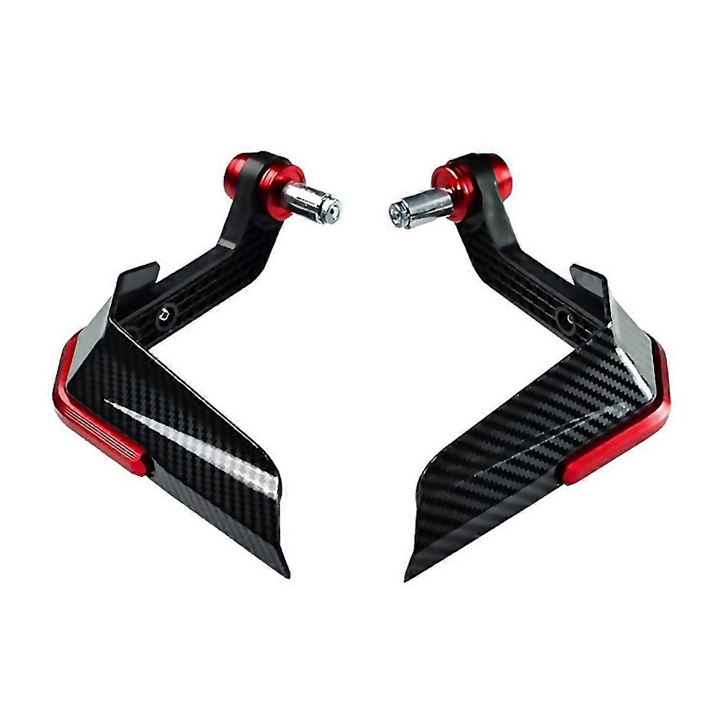 For Motorcycle Handle Hand Guard Wind Protector Handlebar Handguard Red