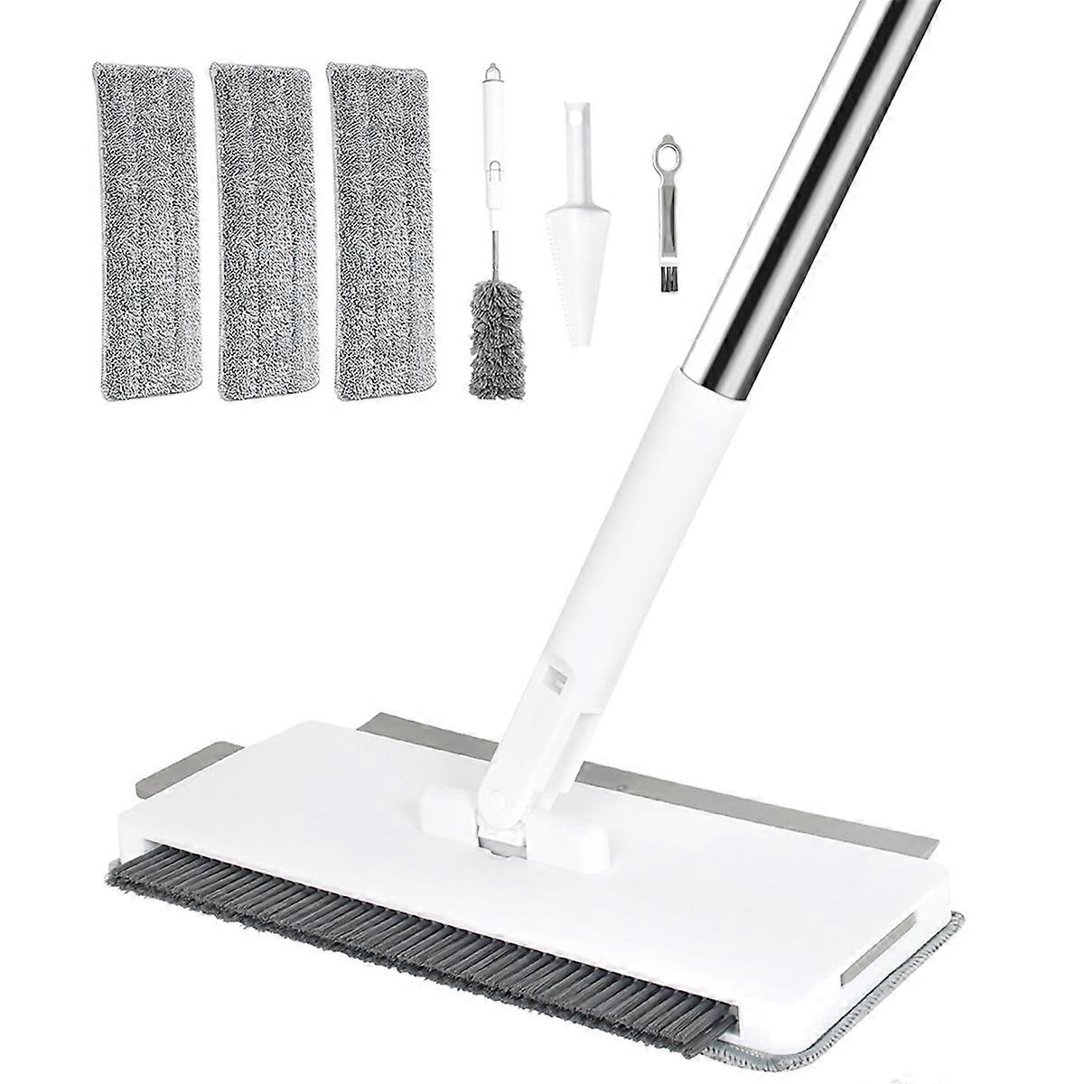 Microfiber Mops for Floor Cleaning with Reusable Chenille Pads