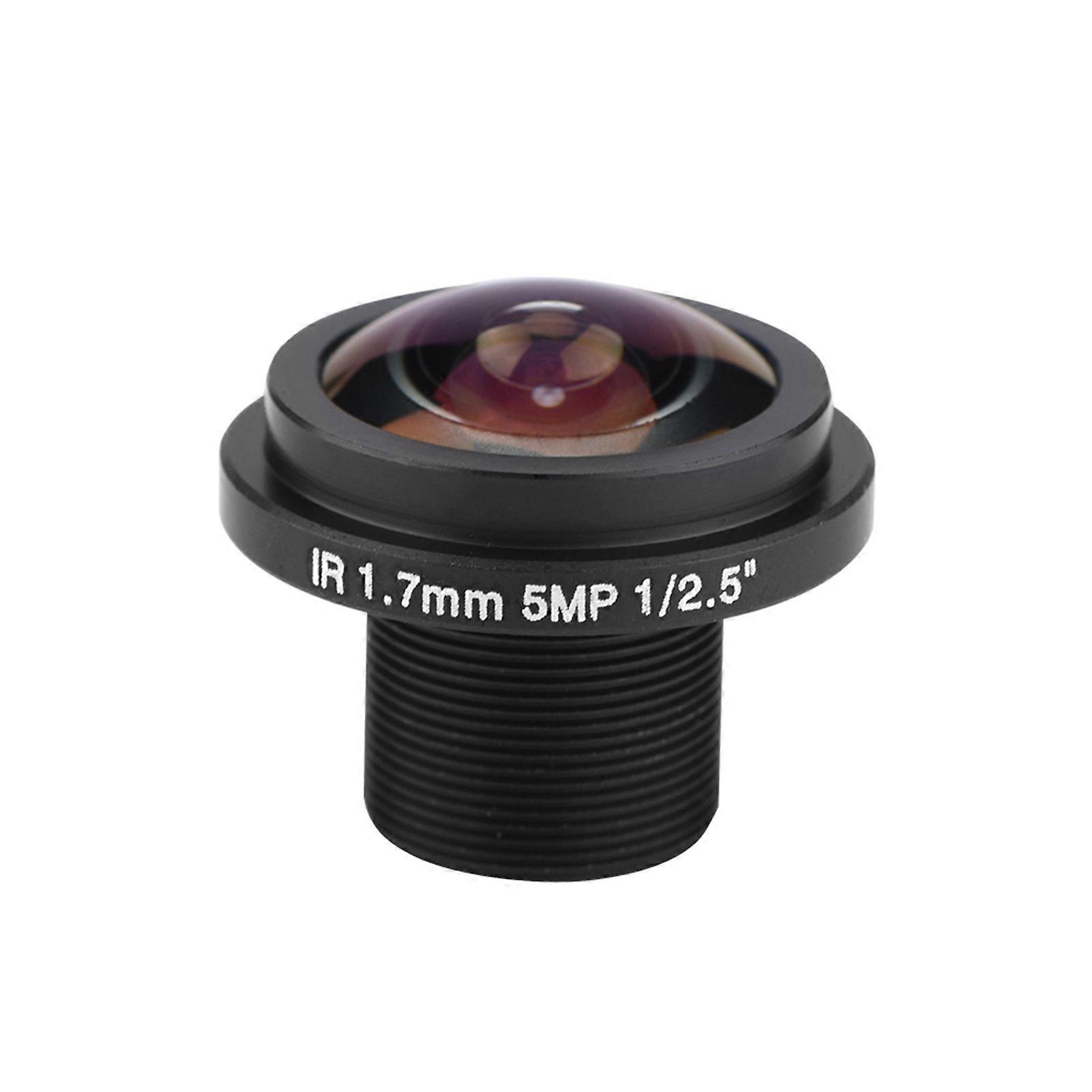 5MP HD Fisheye Security Camera Lens 1.7mm Focal Length 185CCTV Lens for Fisheye Security Cam