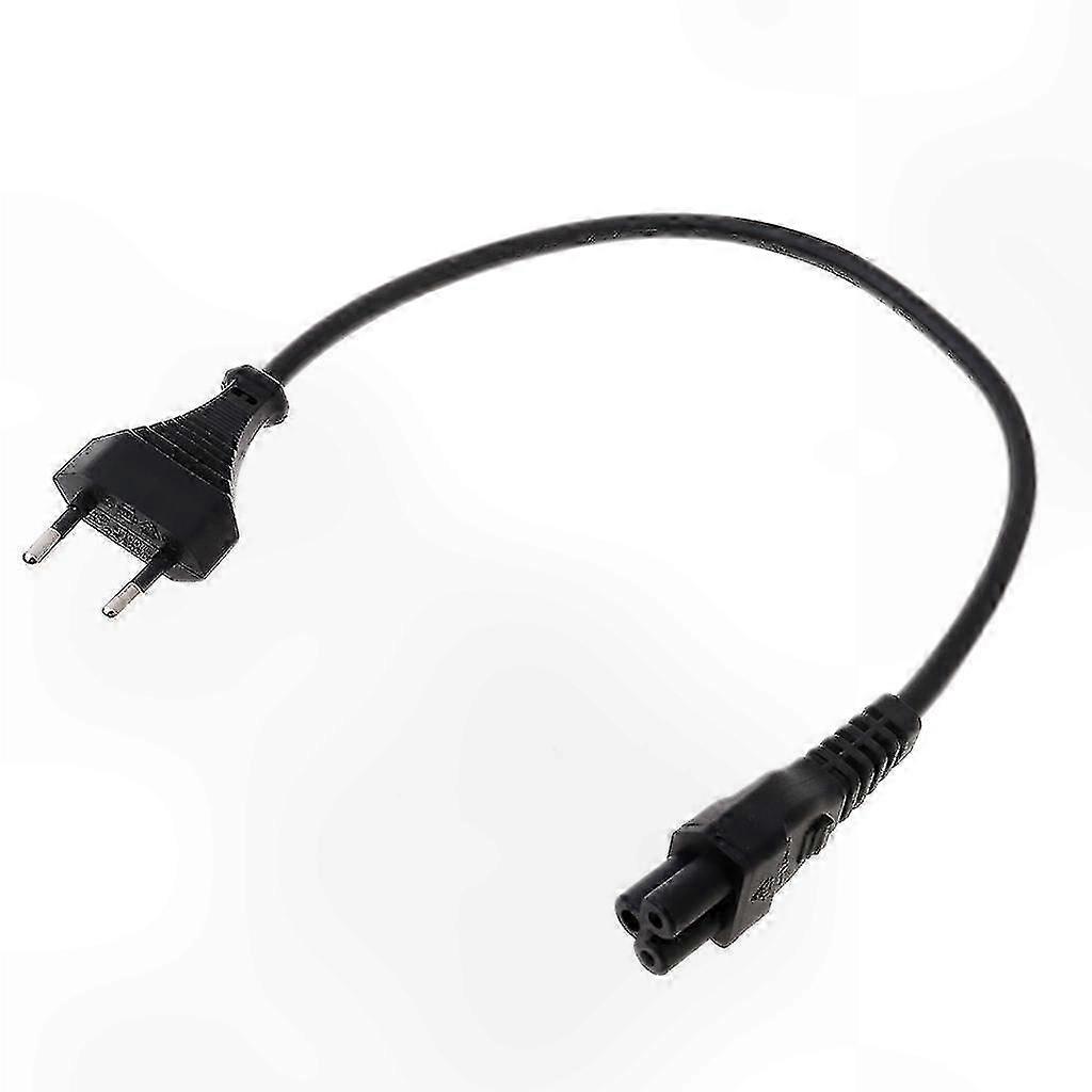 30cm 2-Pin to IEC C5 Power Cable for Laptop and Notebook Chargers
