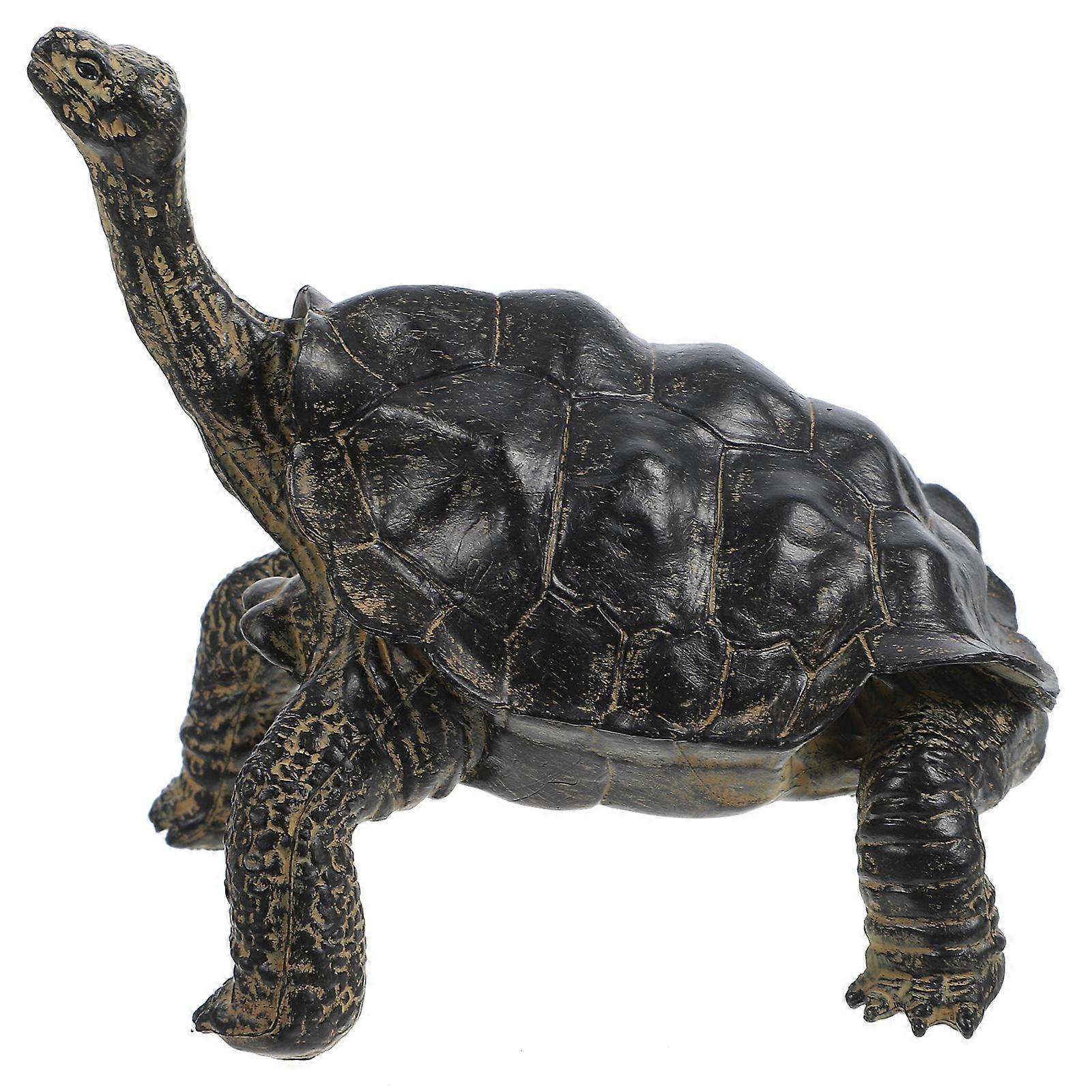 Realistic Turtle Figurine Set for Decoration Including 4Pcs Turtle Models