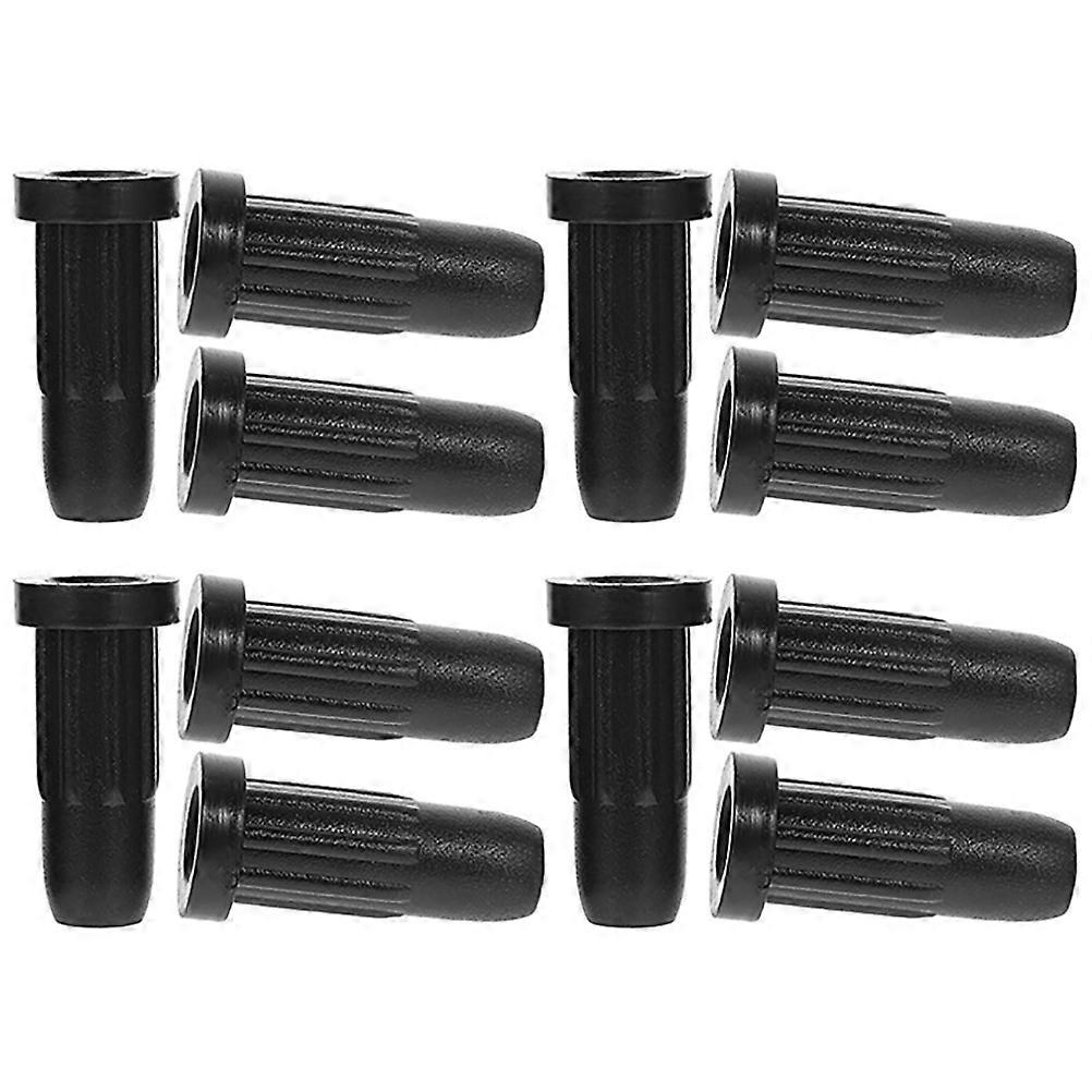 Cylindrical Floor Protection 48Pcs Chair Wheel Stopper Cover Mute Function For Library Stool