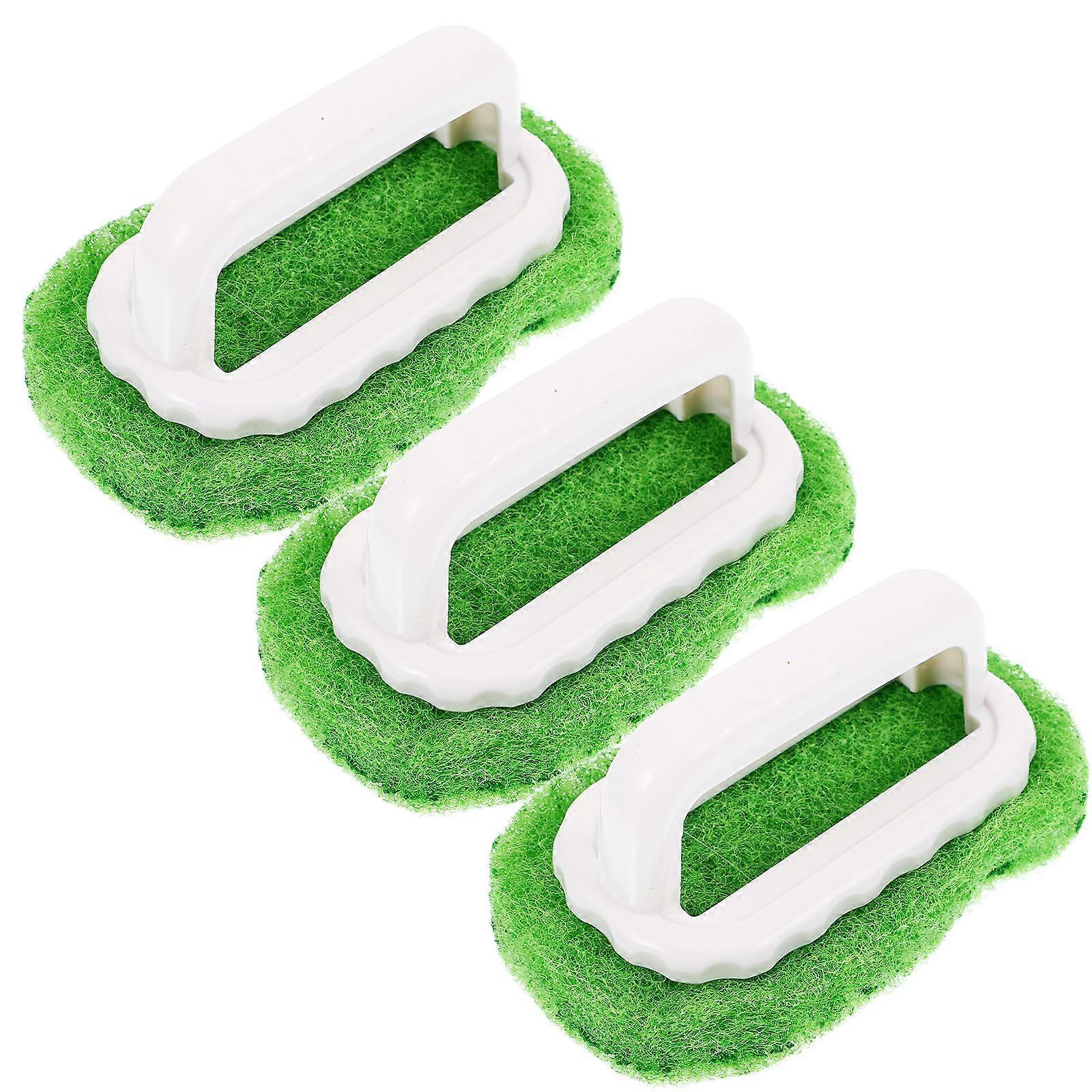 Screen Printing Scrub Pad 12 Pcs Ink Removal Brush For Efficient Screen Cleaning And Debris Removal In Green Color