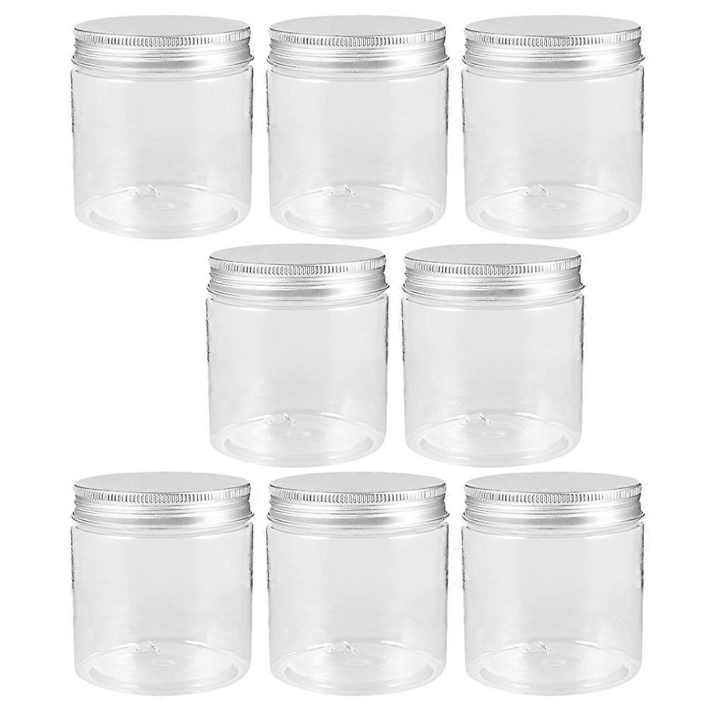 Multi-Functional Sealing Storage Jars 8Pcs Airtight Container For Various Occasions In Grey Color