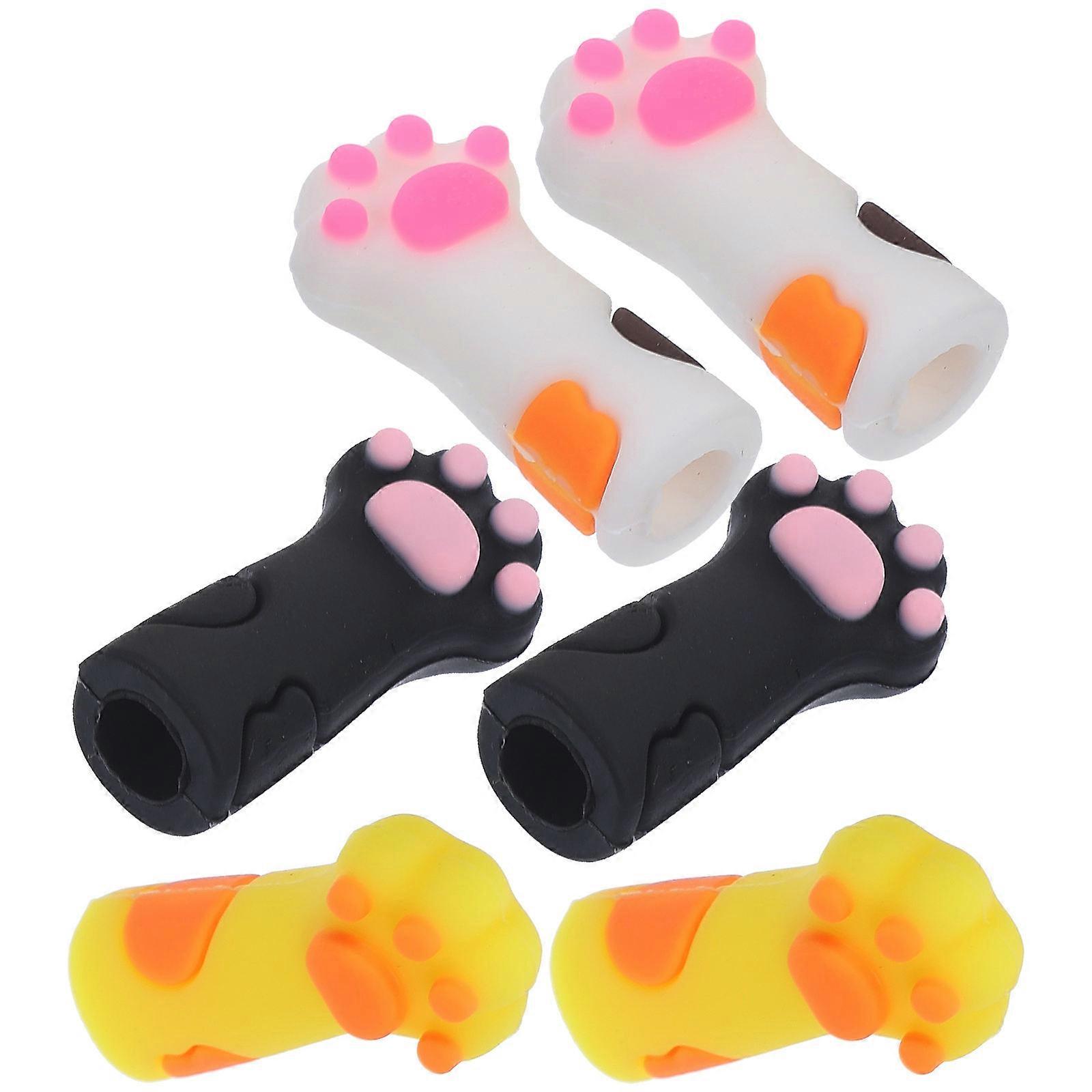 Cuticle Cutter Cover 6Pcs Durable Silicone Protective Sleeves For Daily Use And