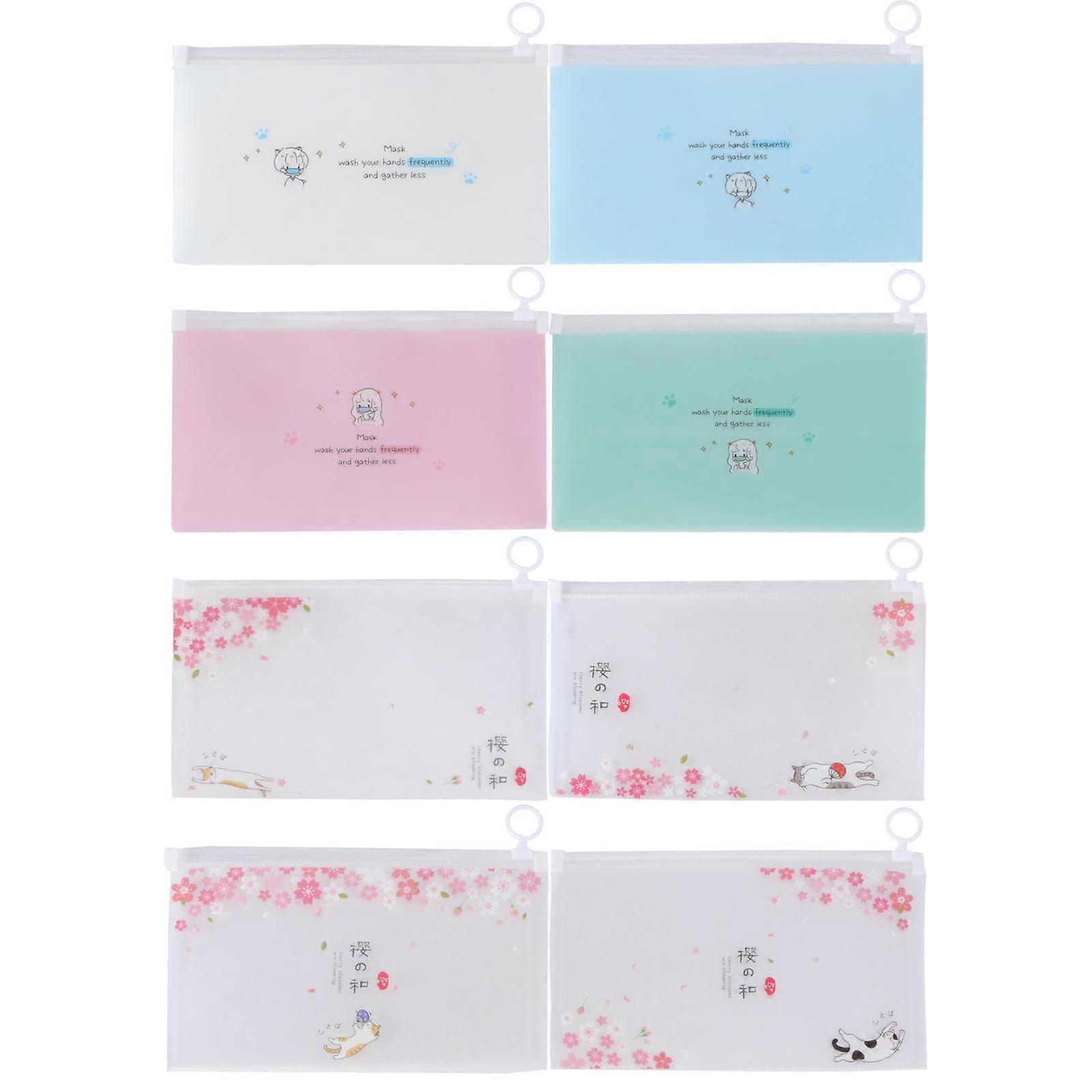 Portable File Organizer Bag Sealed and Scratch-Resistant 8Pcs