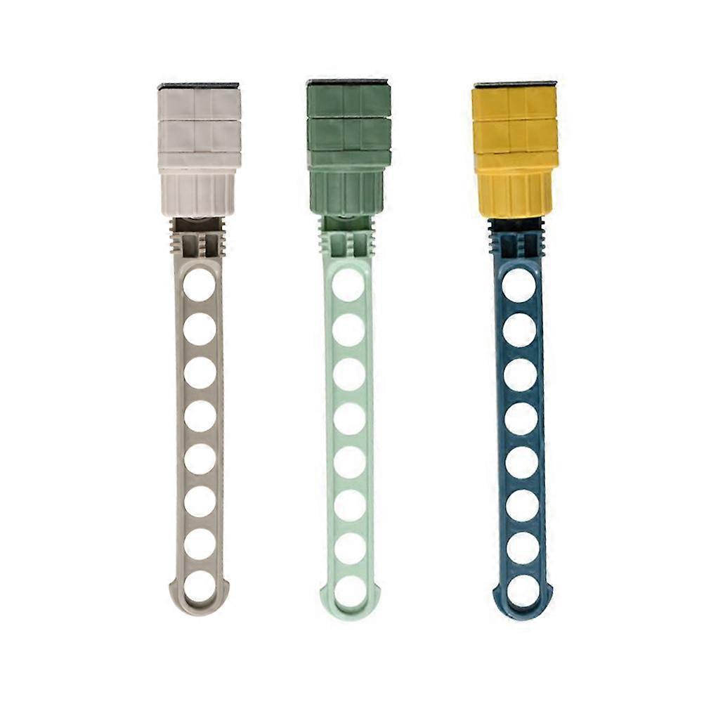 Stainless Steel Drying Rack 3Pcs Assorted Color Laundry Rack with 8-Hole Design for Home Use