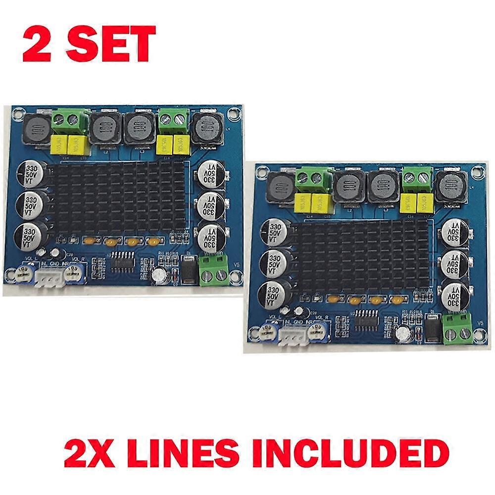 2/4PC TPA3116D2 Dual-channel Stereo Digital Audio Power Amplifier Boards 2*120W