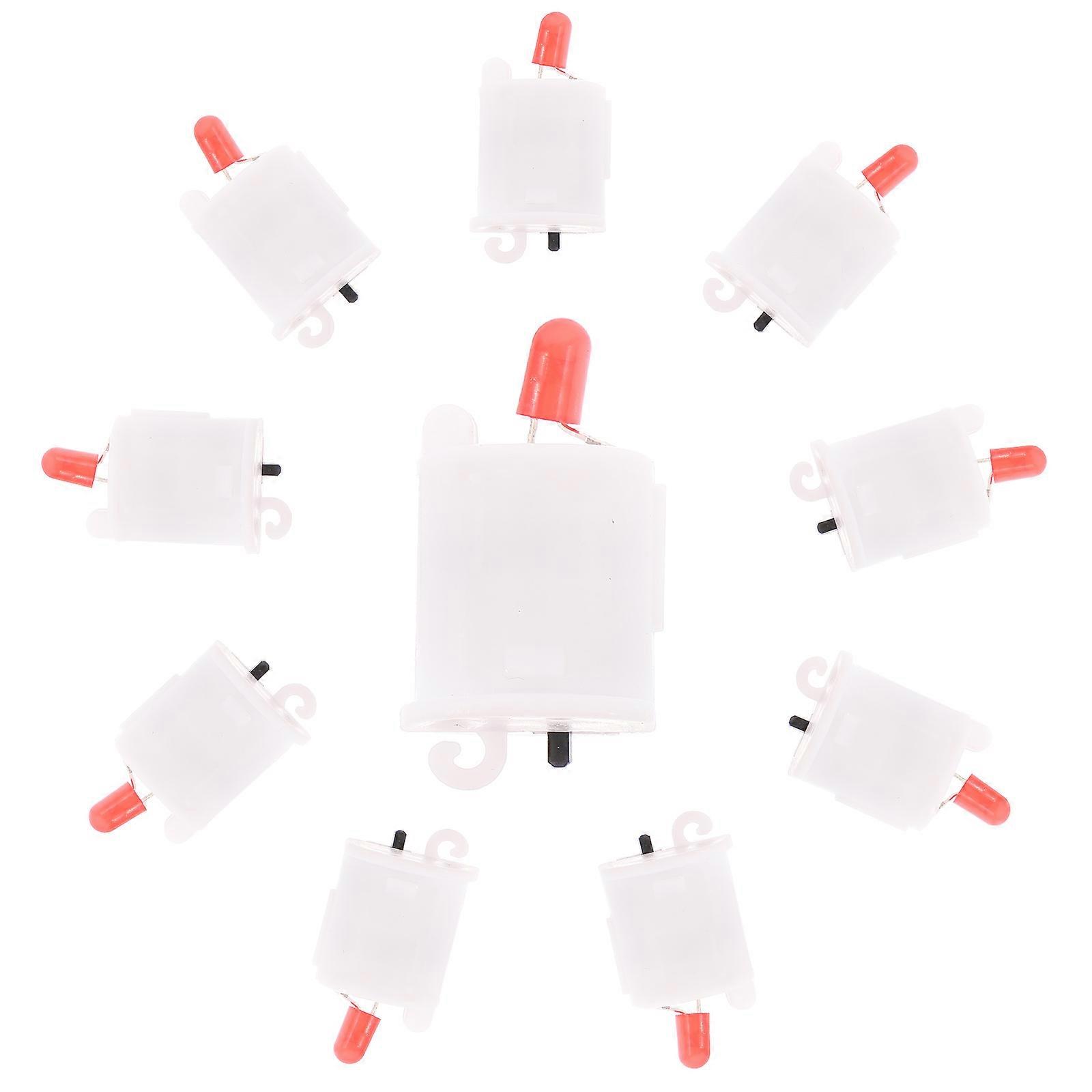 White Lights LED Candle Lights for DIY 48Pcs Paper