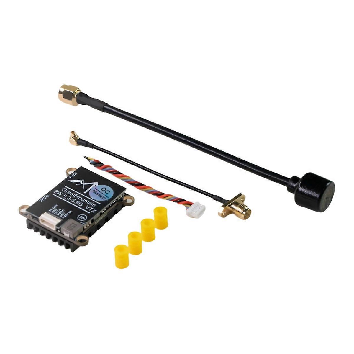 Beacon 5.8G 2W VTX High Power FPV Video Transmitter TBS Protocol with 16CM Antenna for FPV Long Rang